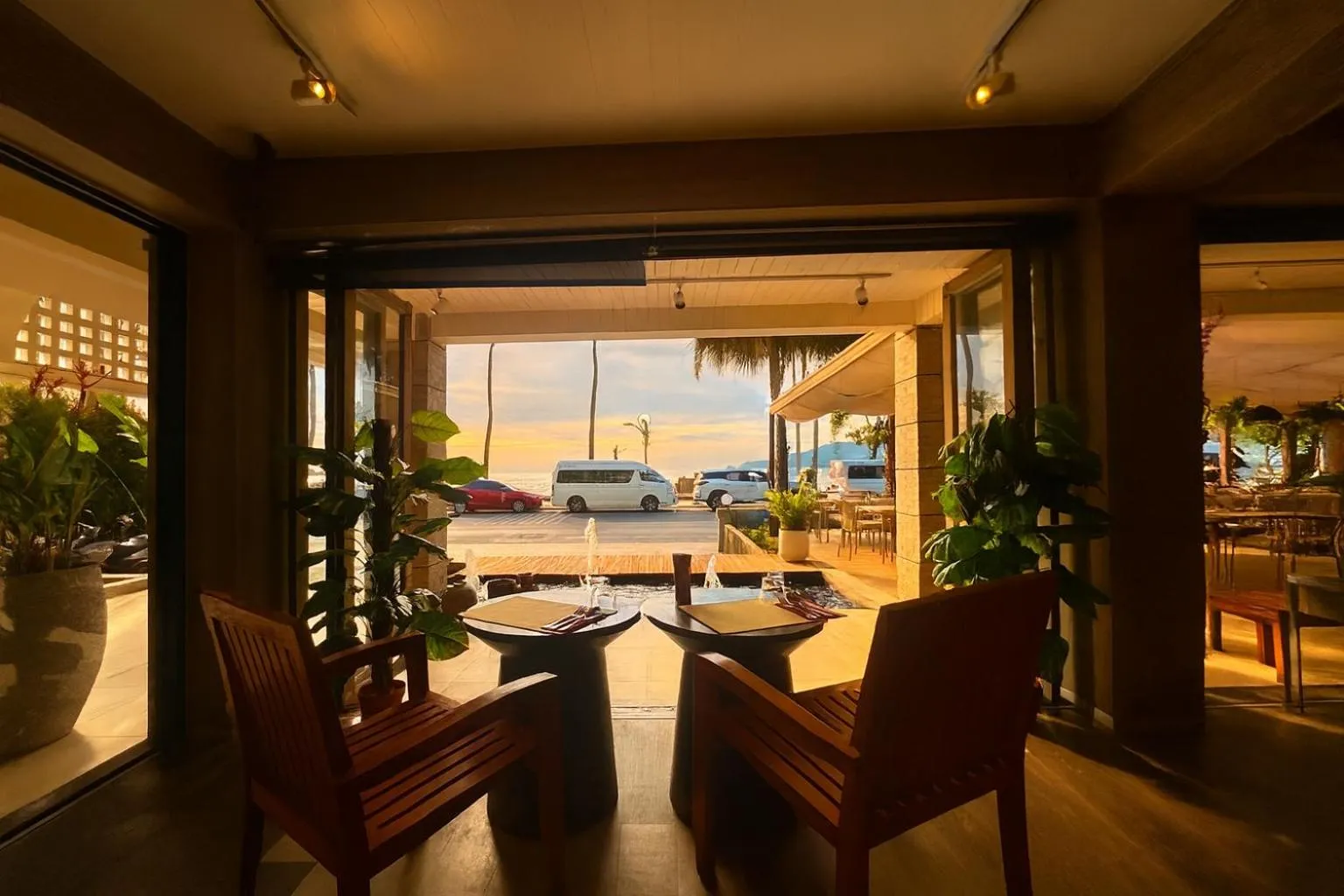 Patio in The Taksim Royal Beach Hotel