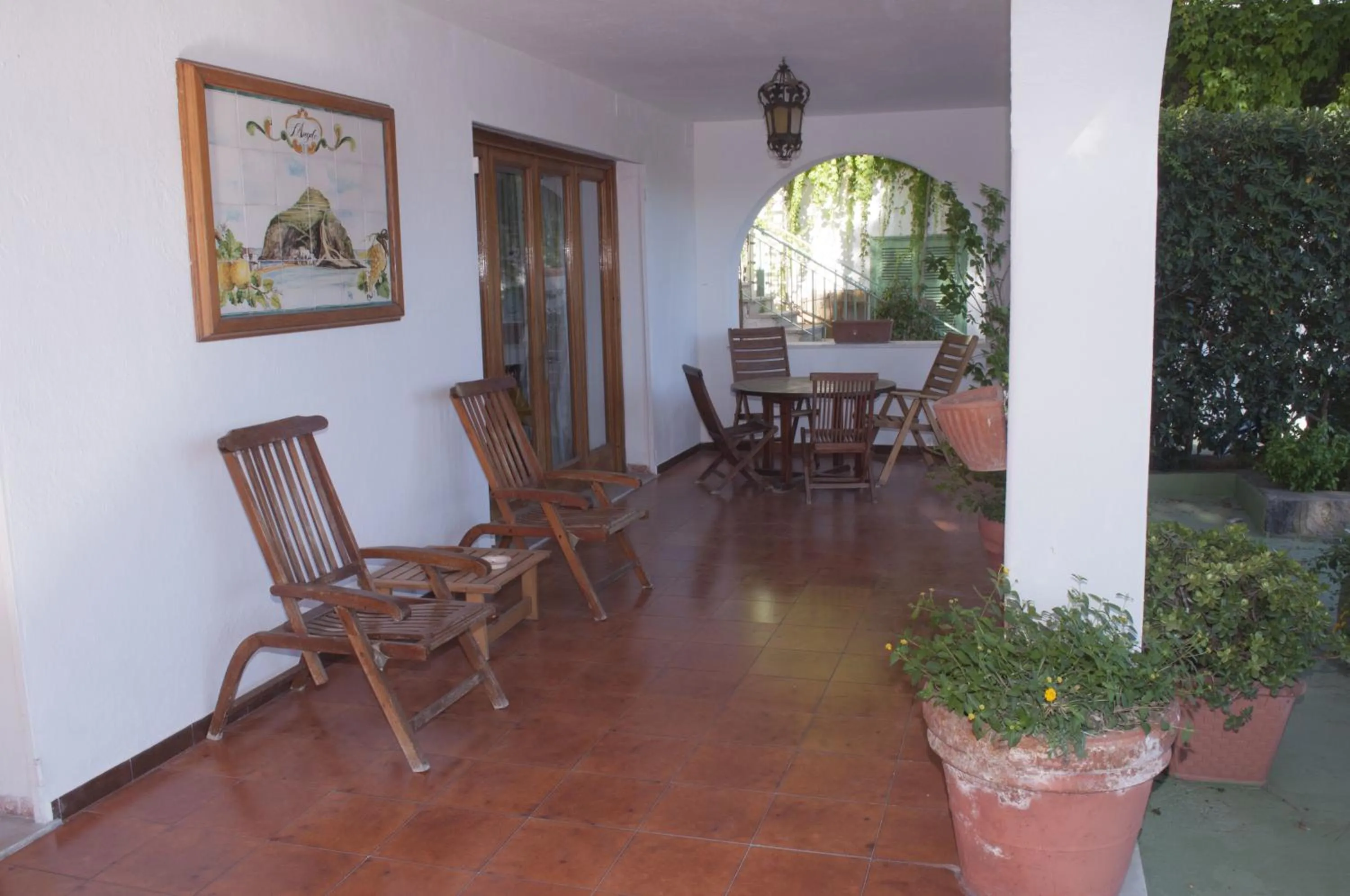 Patio in Hotel Polito