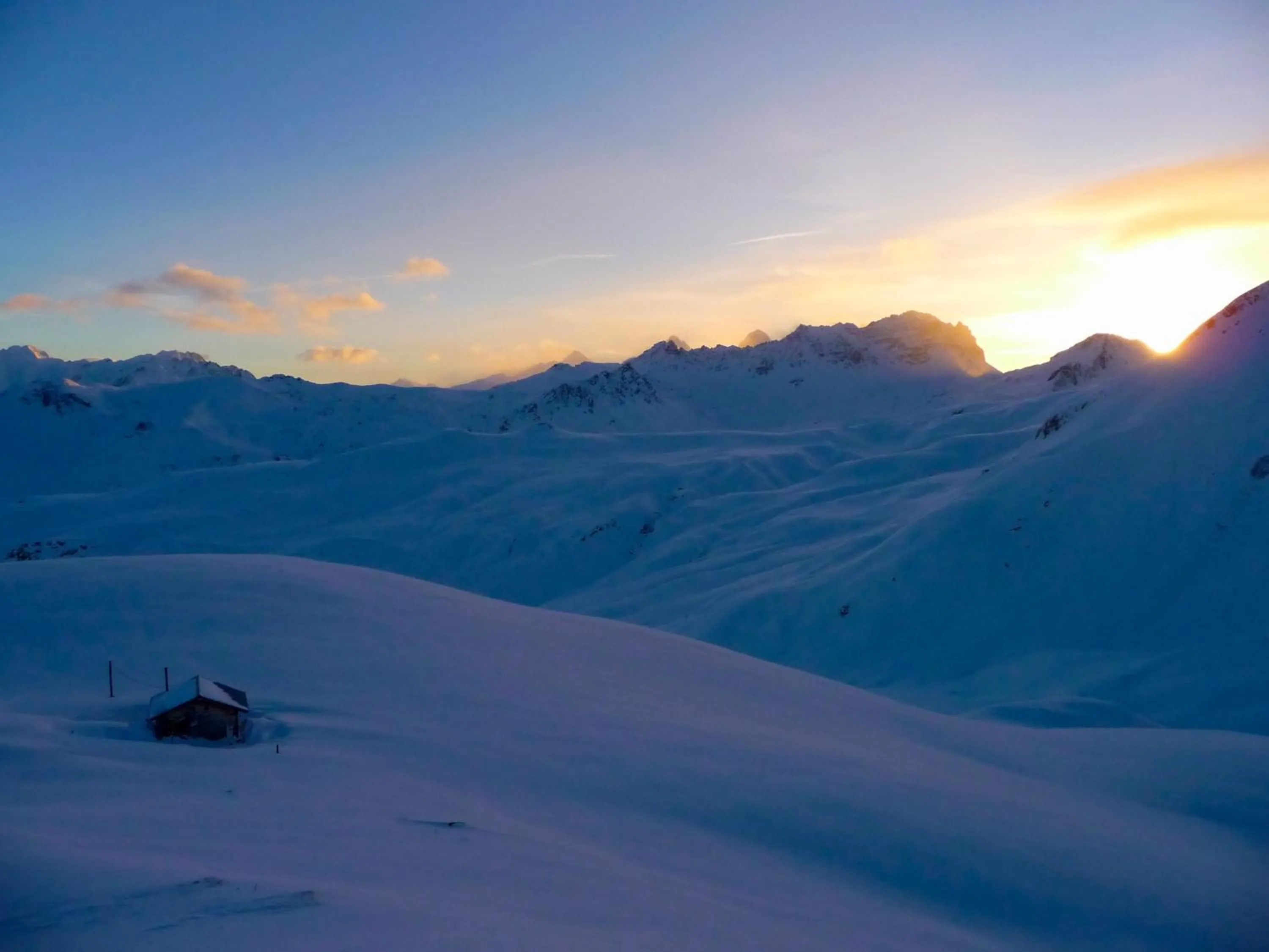 Natural landscape in Pension Laresch