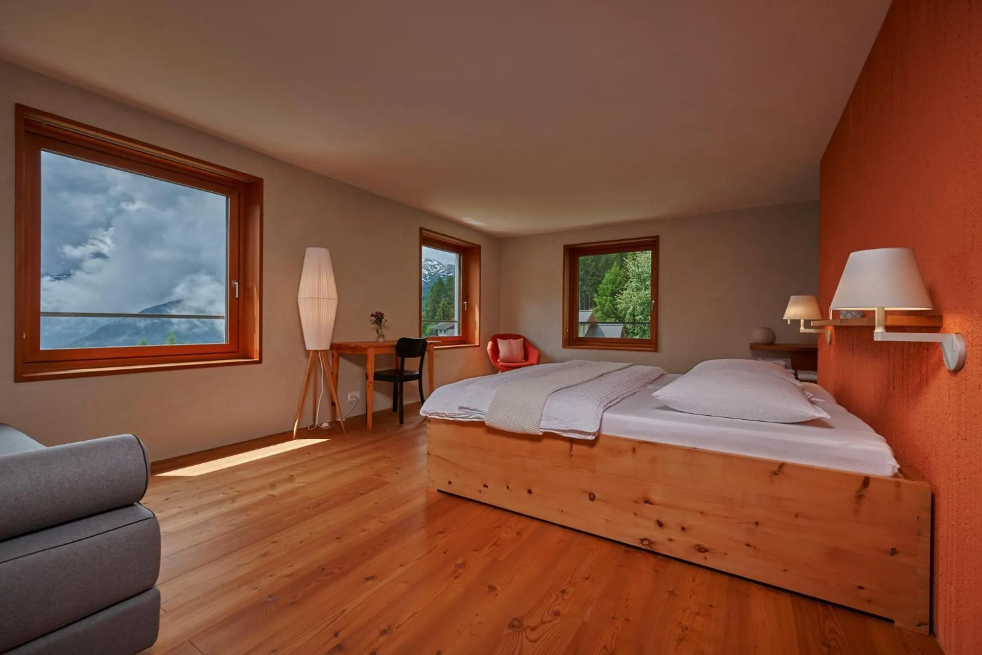 Photo of the whole room, Bed in Pension Laresch