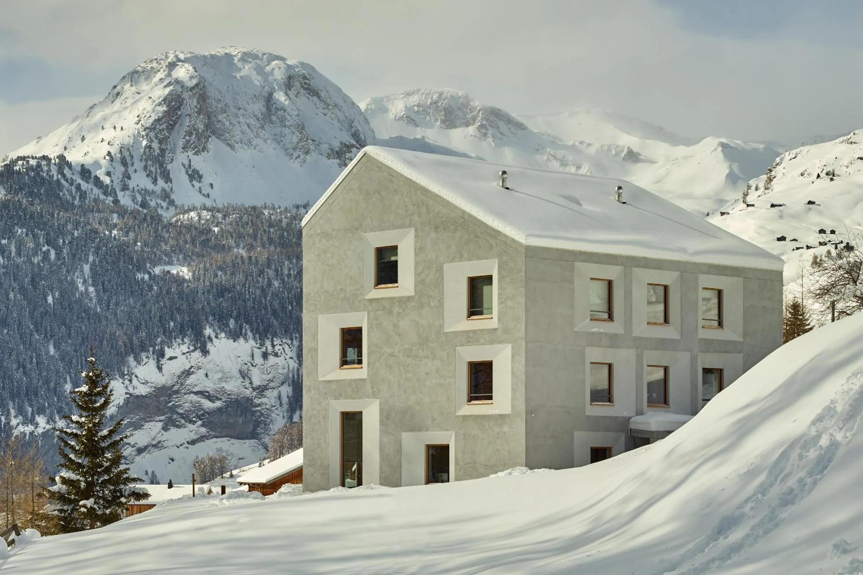 Facade/entrance in Pension Laresch