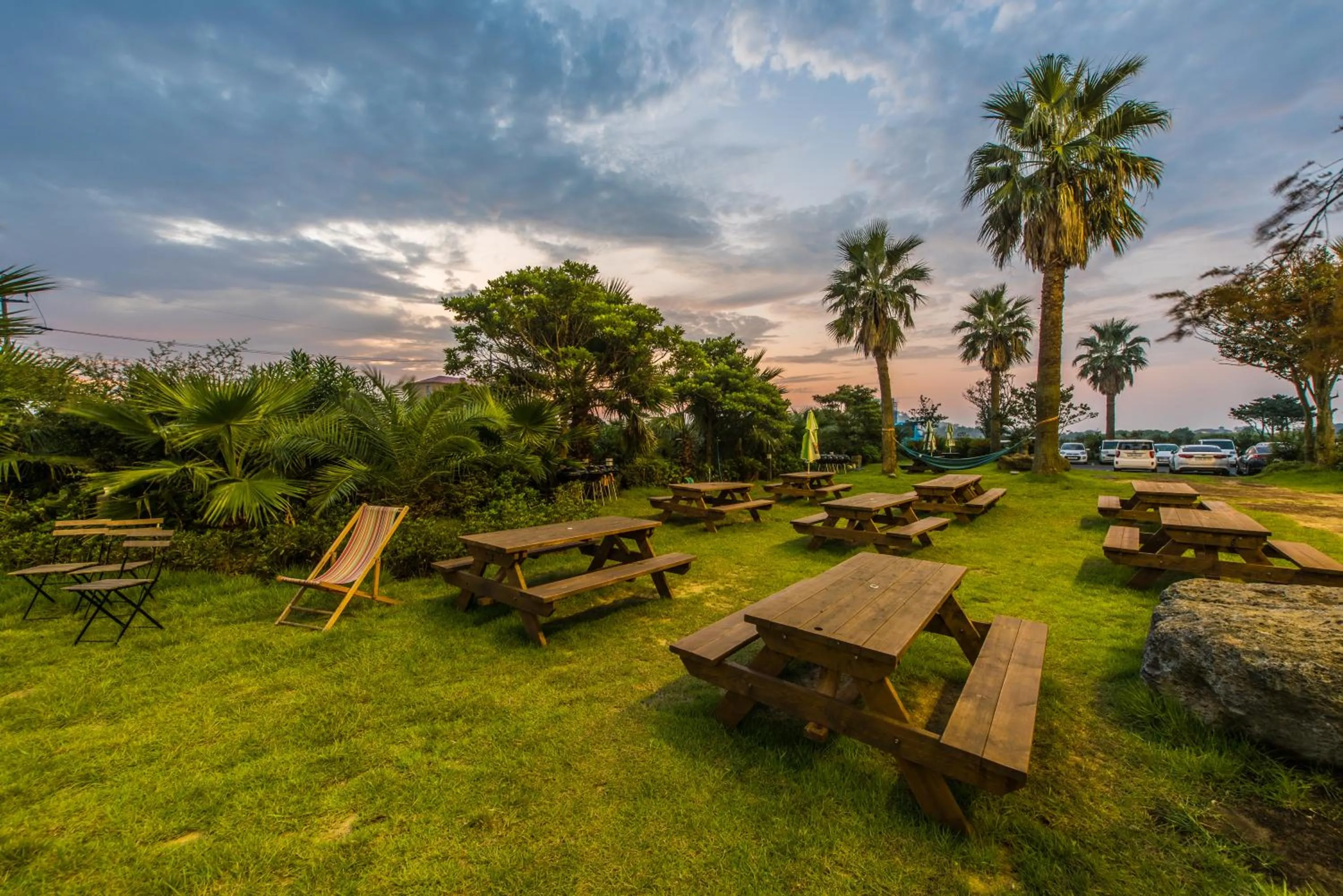 BBQ facilities in The Four Grace Resort
