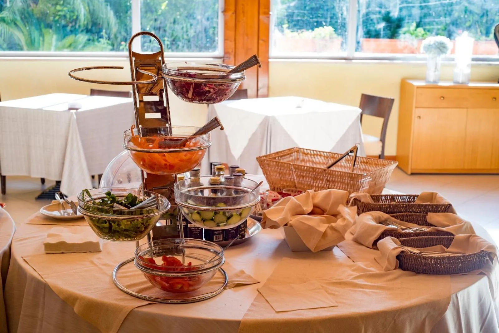 Buffet breakfast in Albergo Mediterraneo
