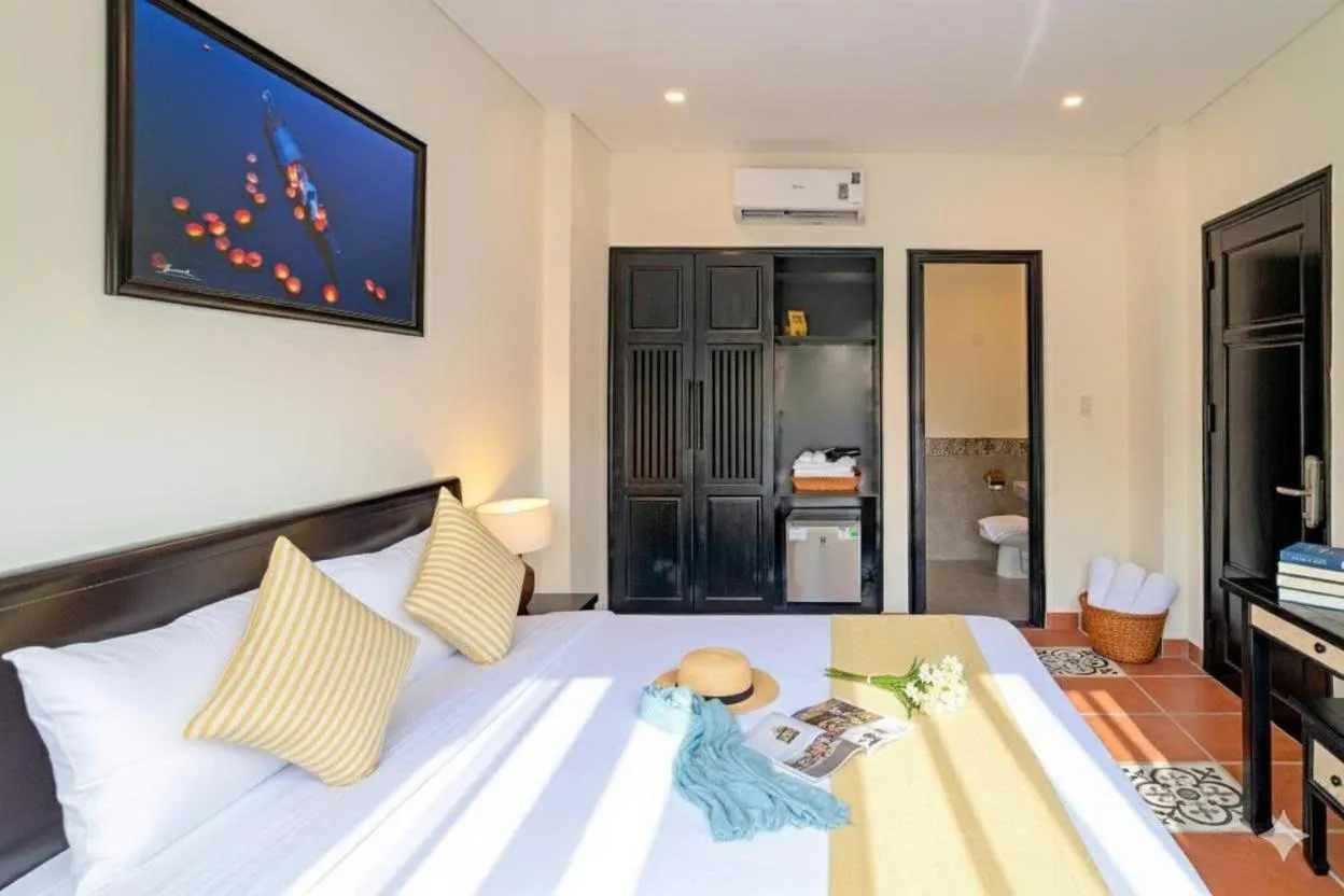 Bed in Du Yen Hoi An Villa