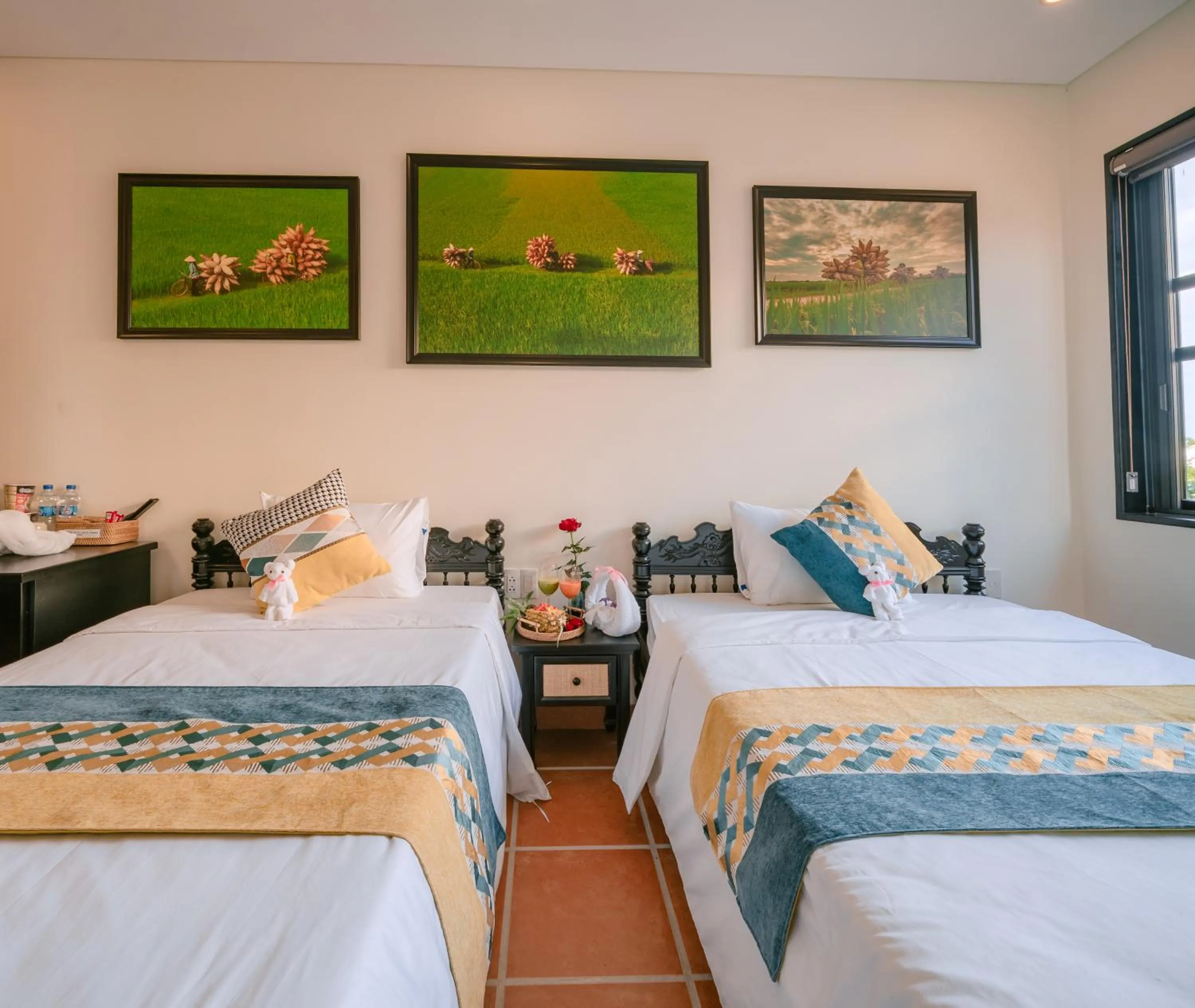 Bed in Du Yen Hoi An Villa