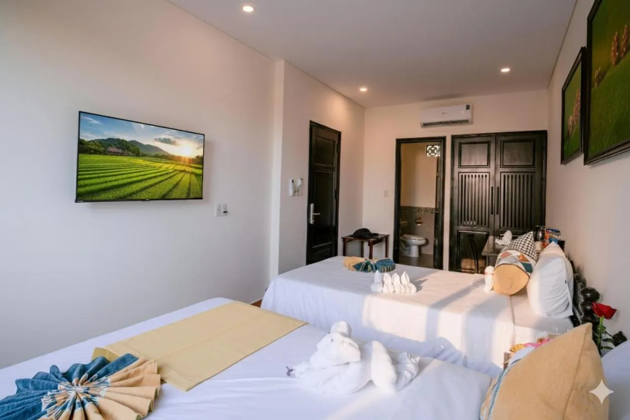 Bed in Du Yen Hoi An Villa