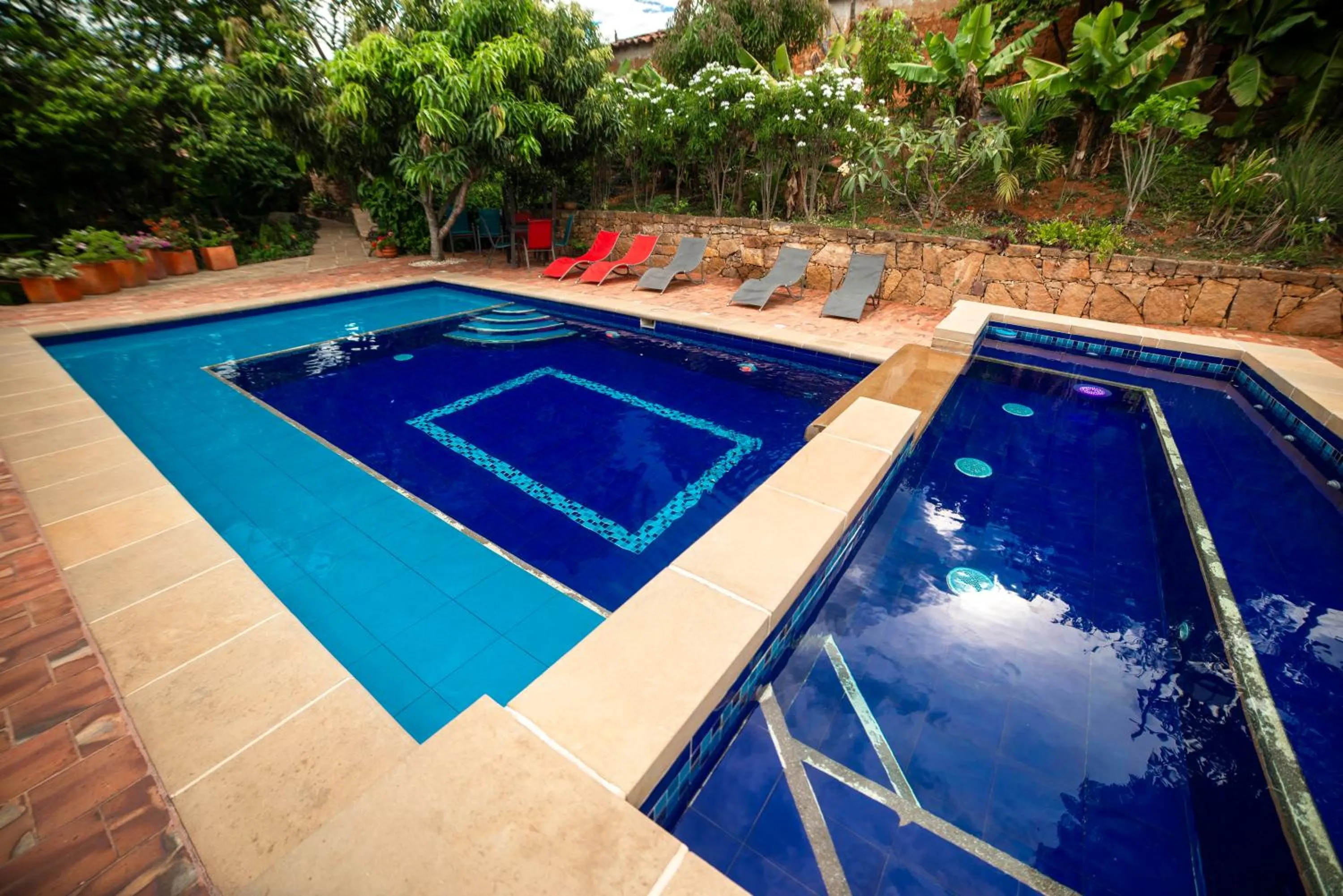 Swimming pool in Achiotte by Masaya Collection