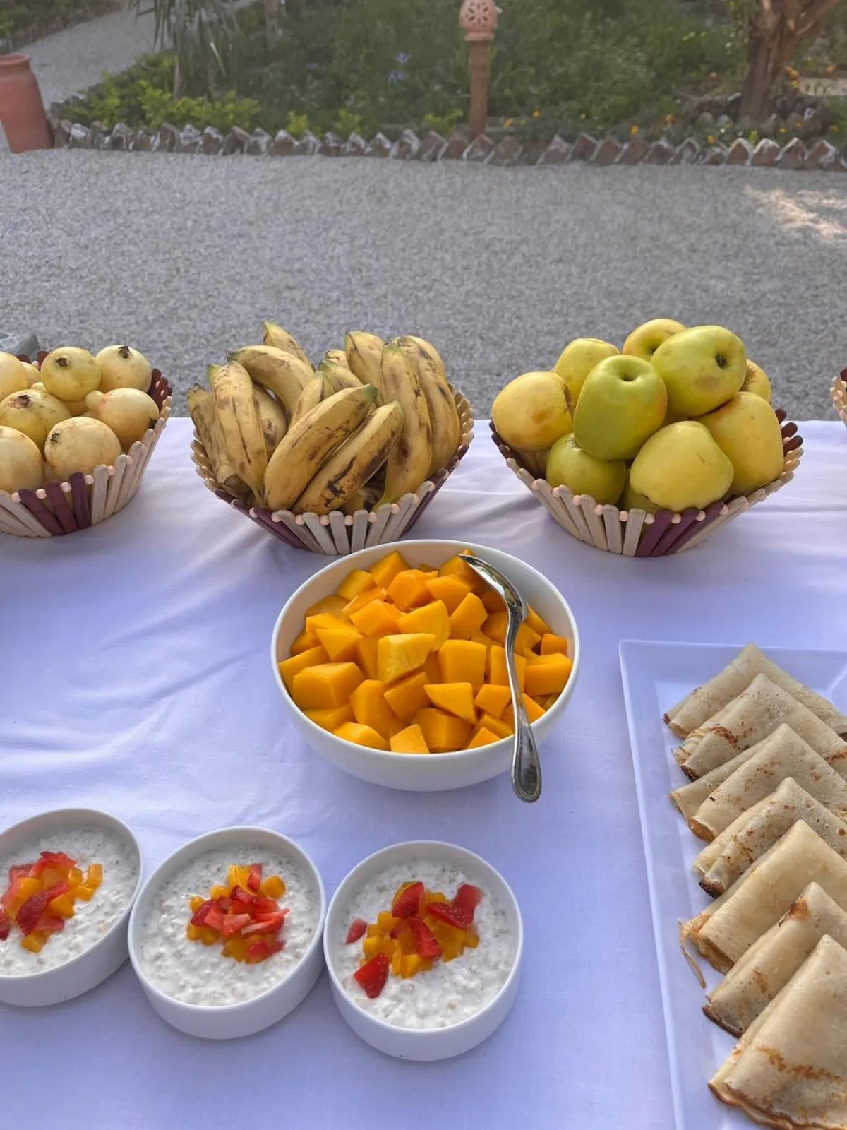 Breakfast in El Juneina Villas