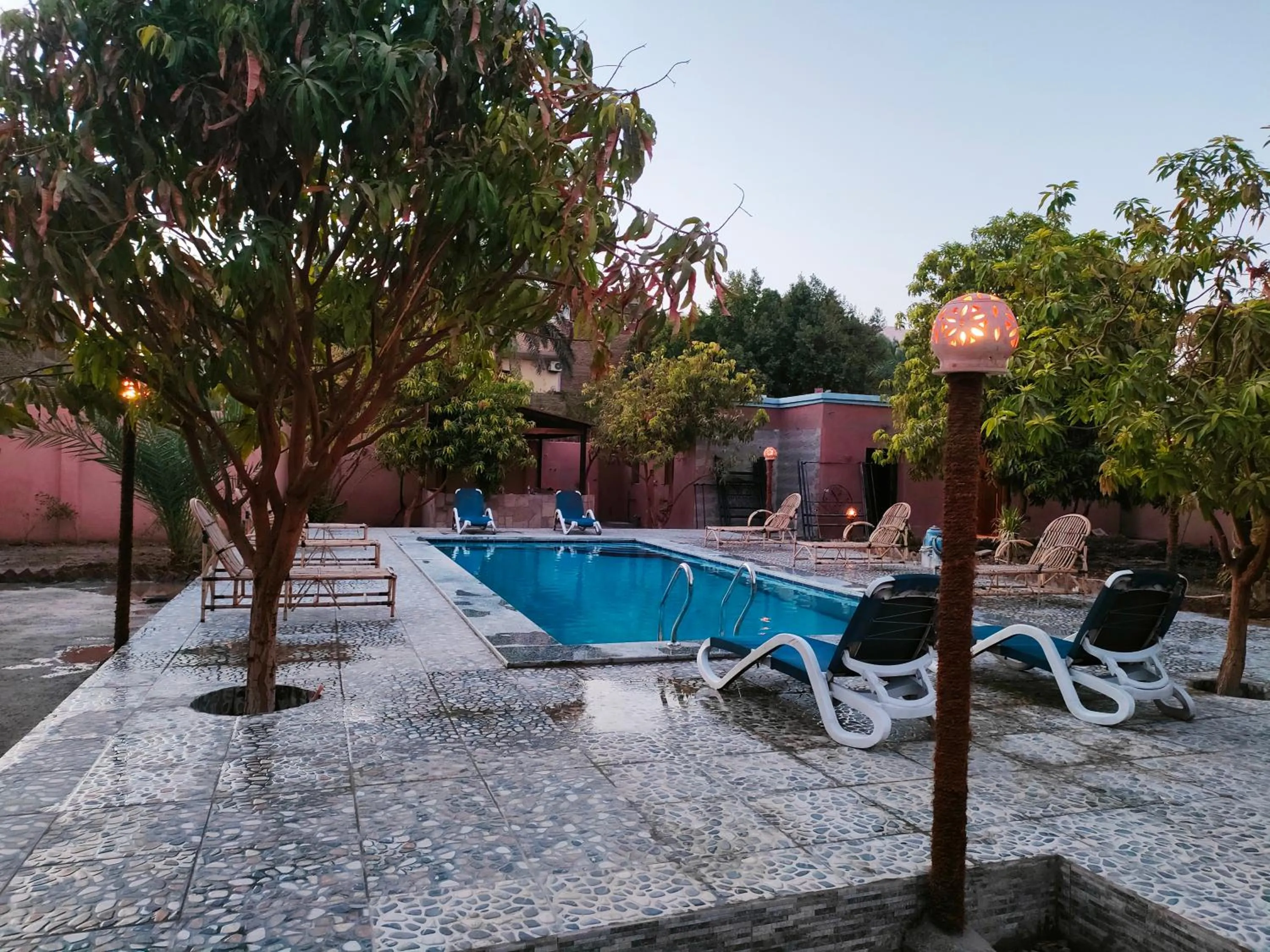 Pool view in El Juneina Villas