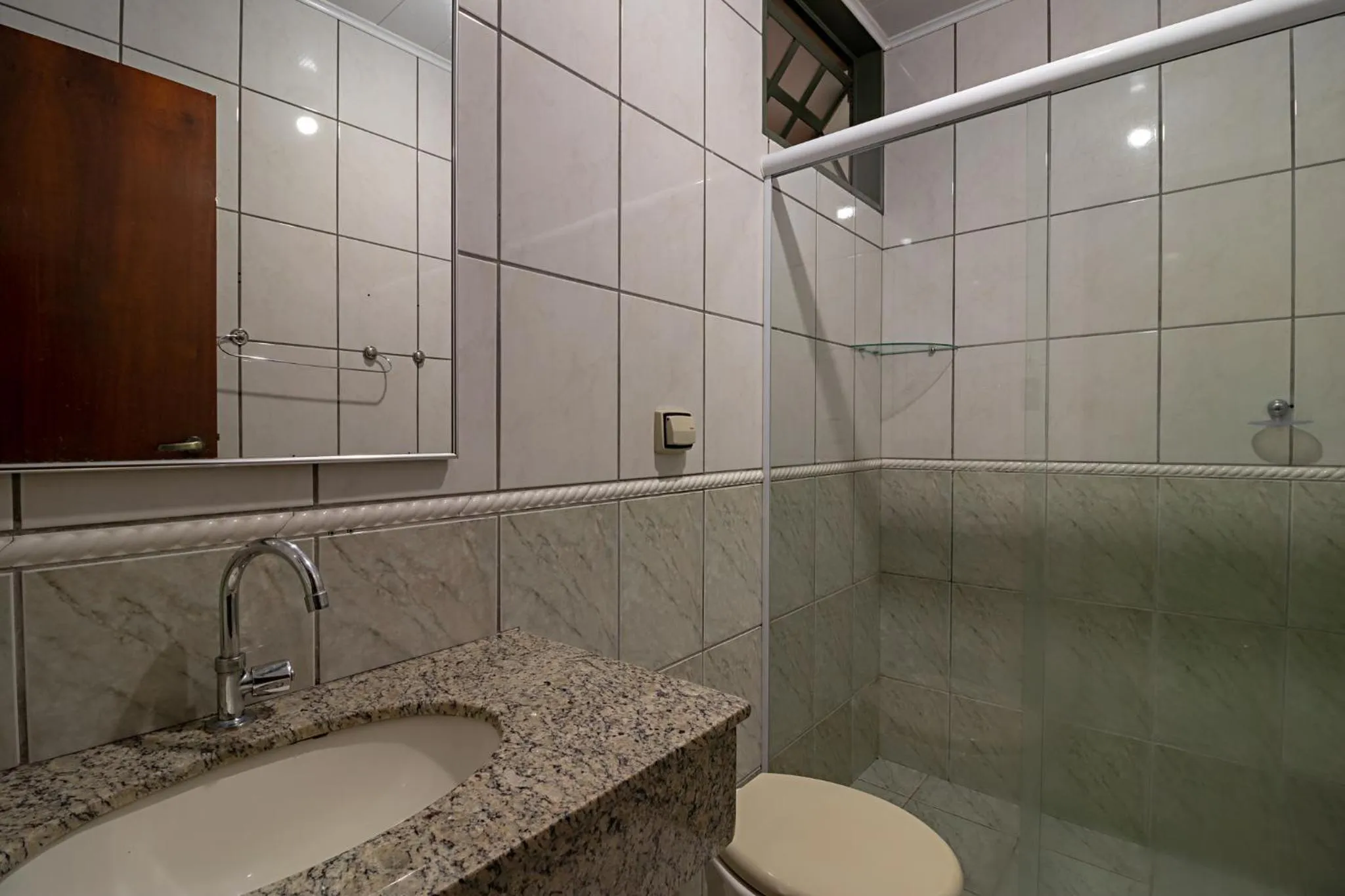 Shower in Hotel Vivenda das Cachoeiras