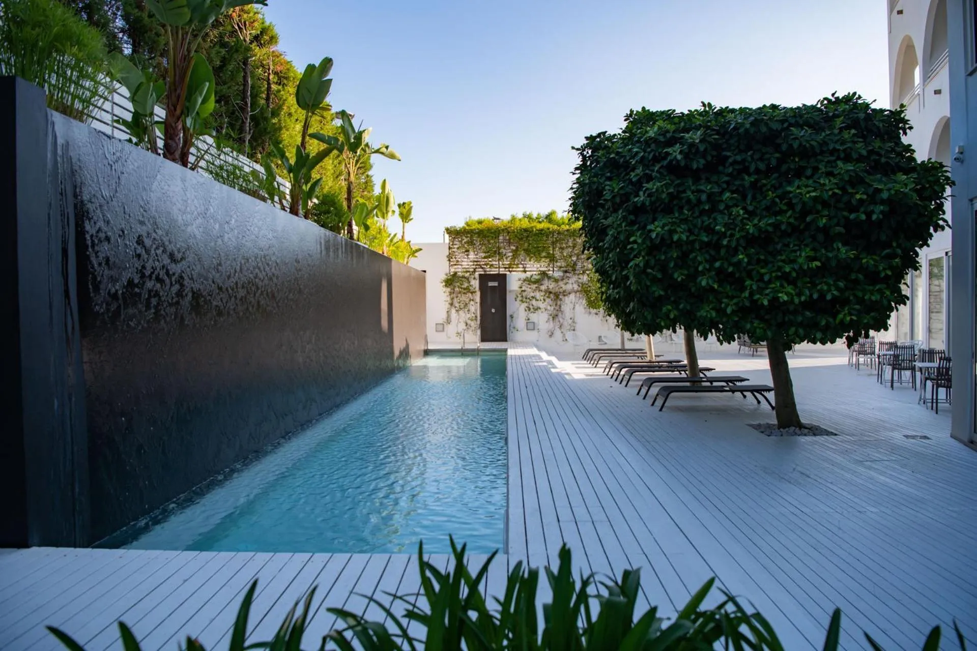 Pool view in White Hotel