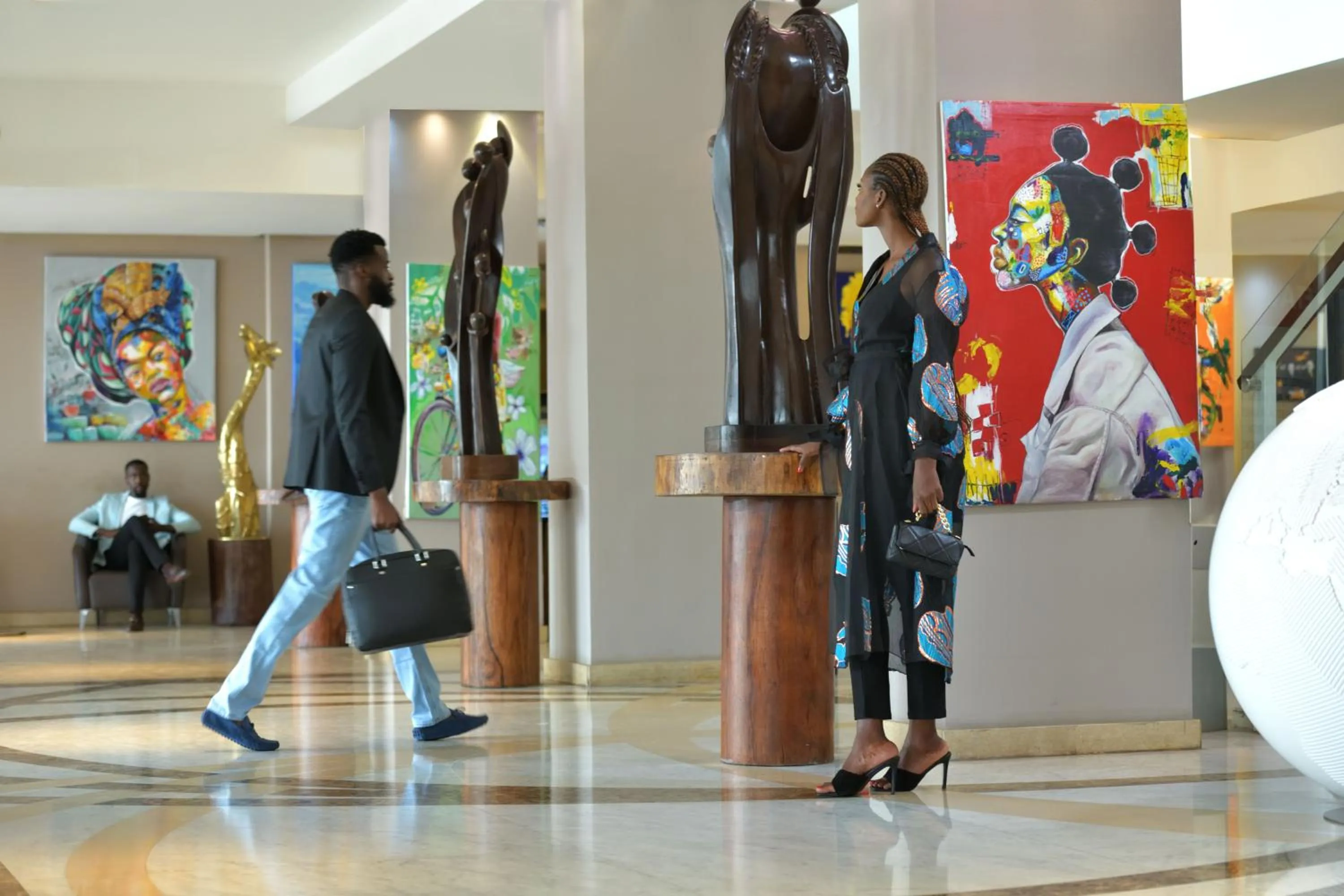 Lobby or reception in Pullman Kinshasa Grand Hotel