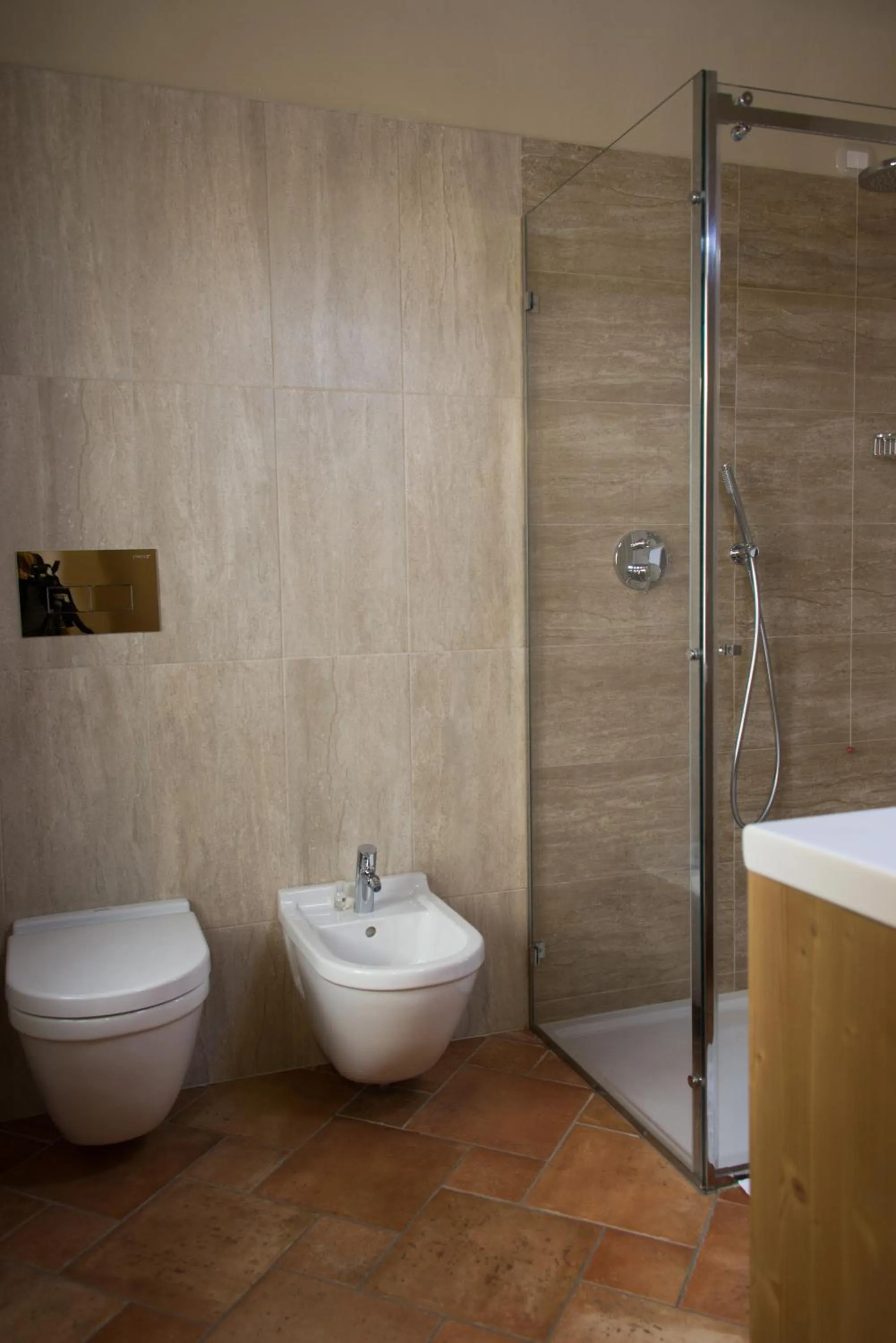 Shower in Hotel Sesmones