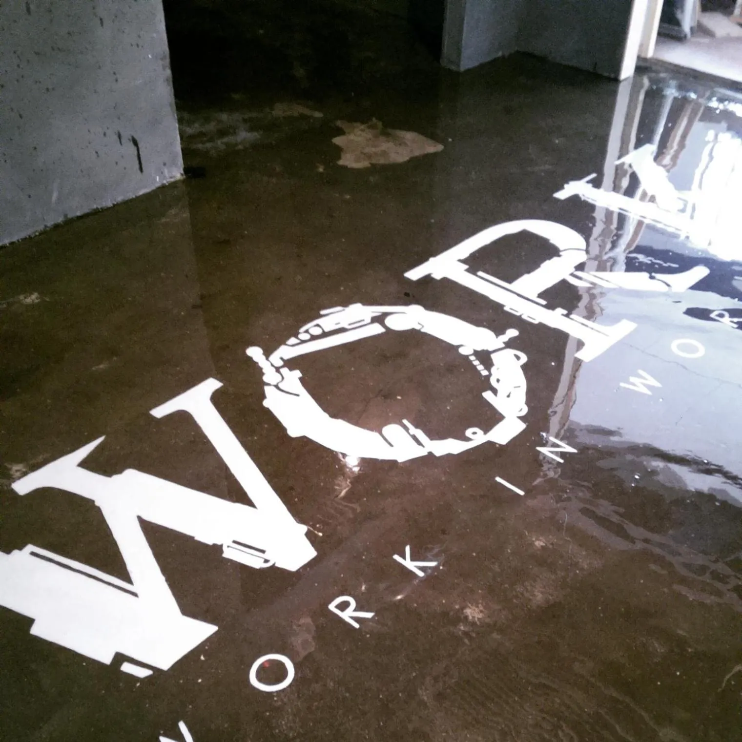 Decorative detail in WORK INN TPE