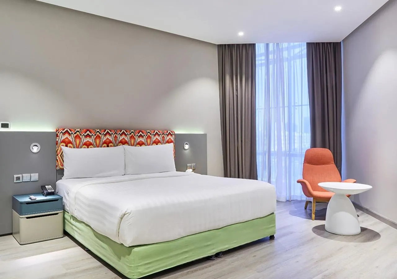 Bedroom, Bed in Ibis Styles Dubai Jumeira