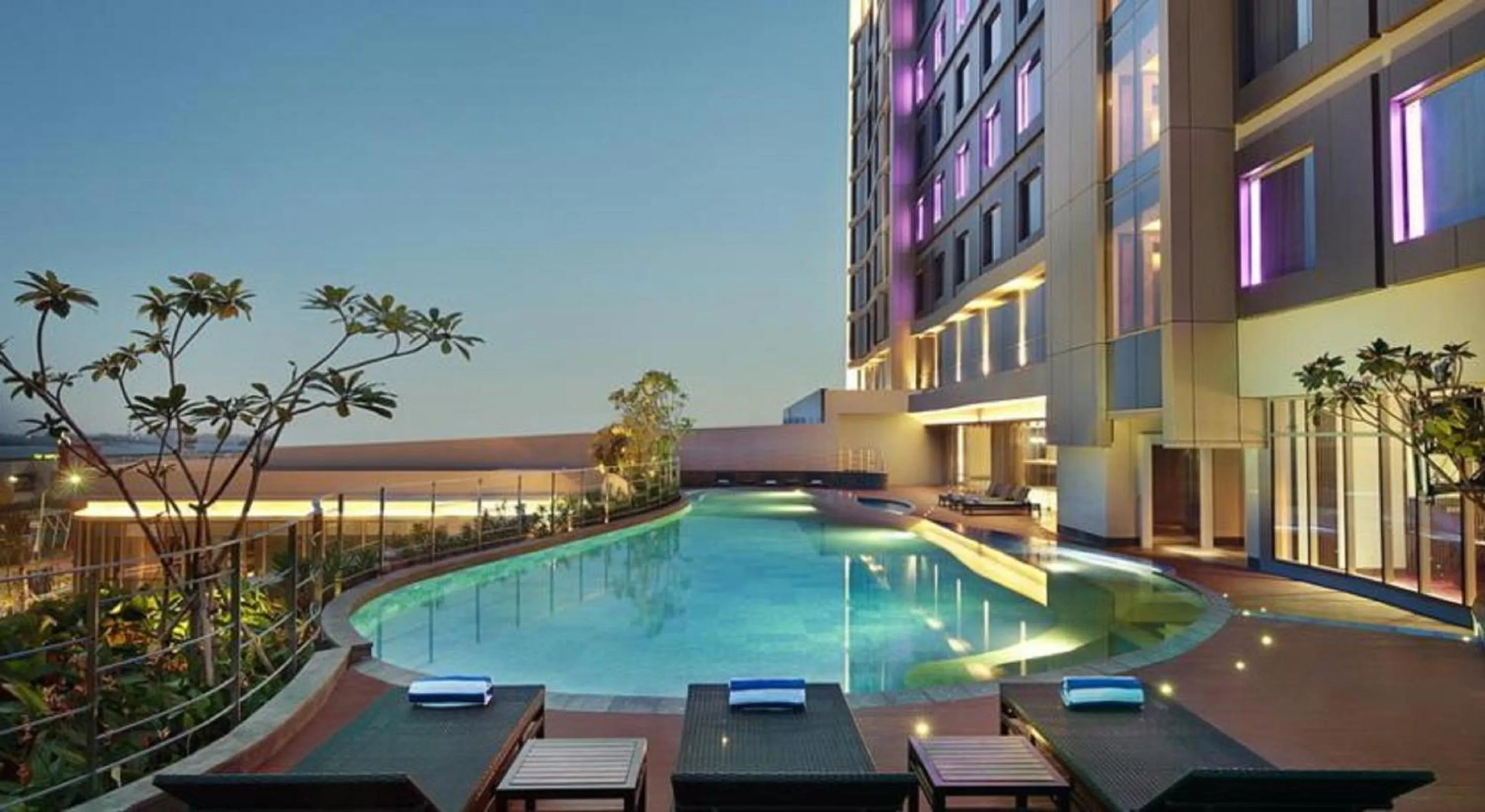 Swimming pool in Mercure Karawang