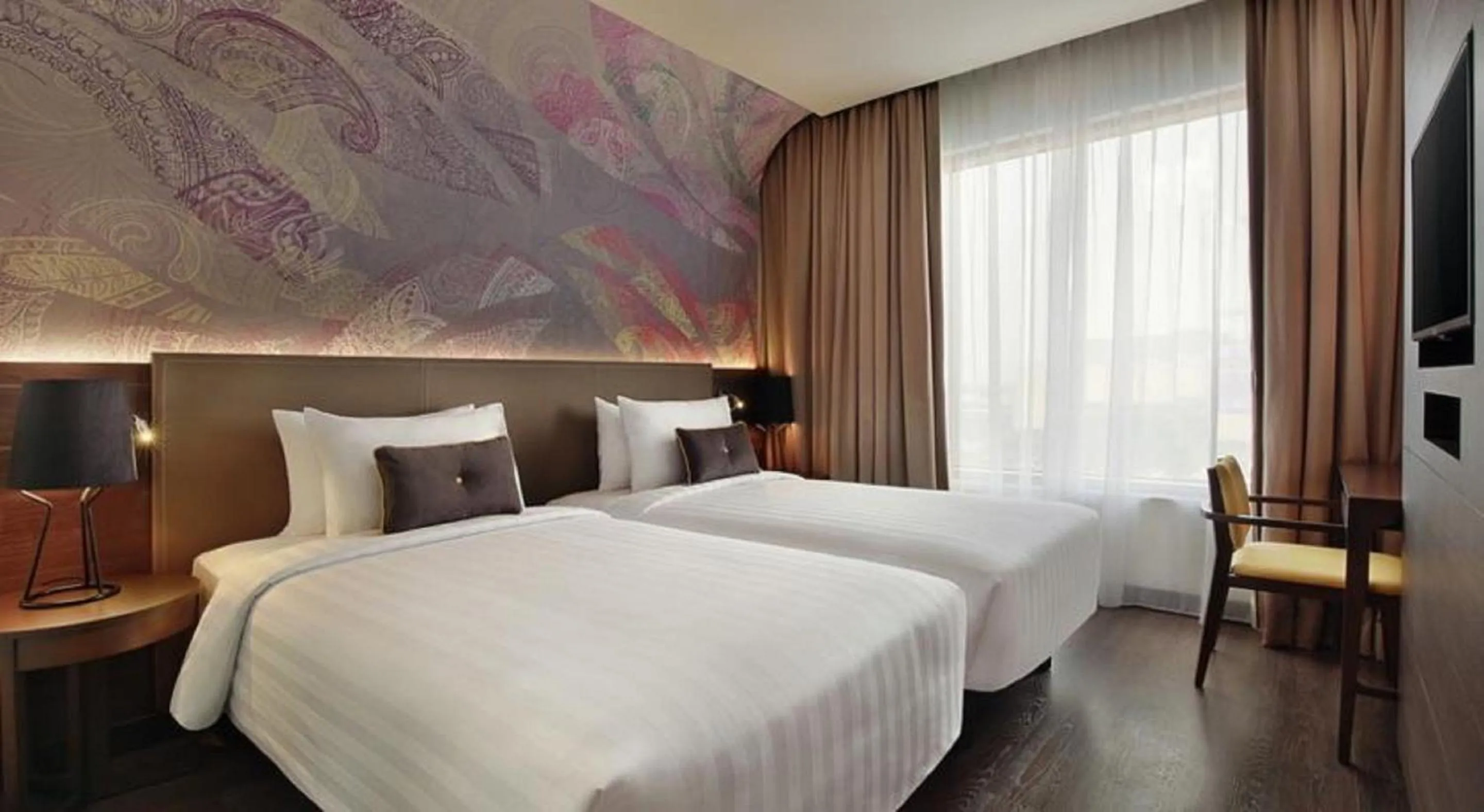 View (from property/room), Bed in Mercure Karawang