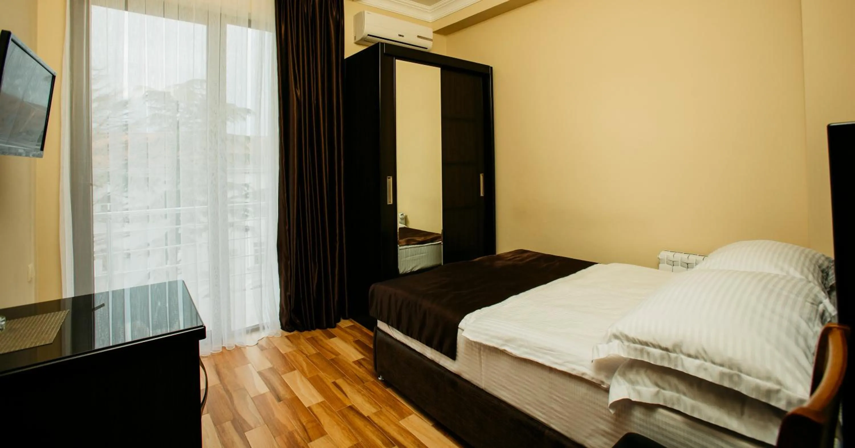 Balcony/Terrace, Bed in Kobuleti Pearl Of Sea Hotel & Spa