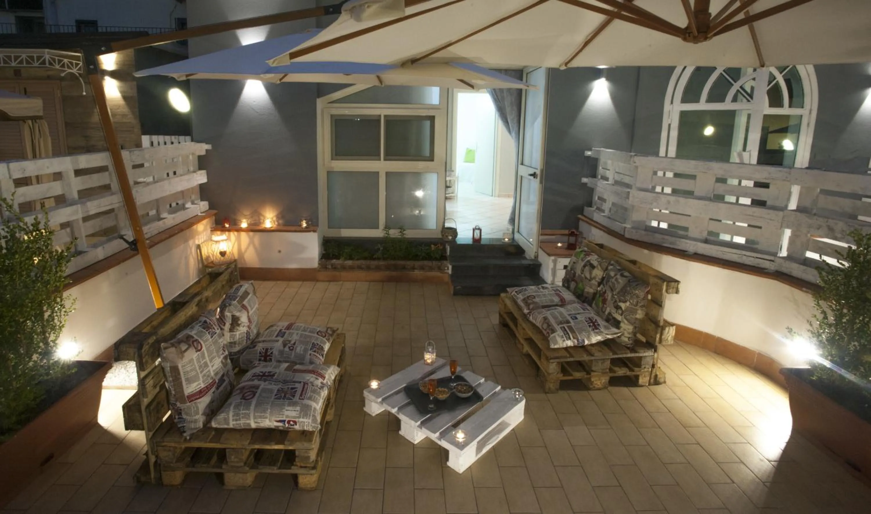 Balcony/Terrace in City Pompei Accommodations