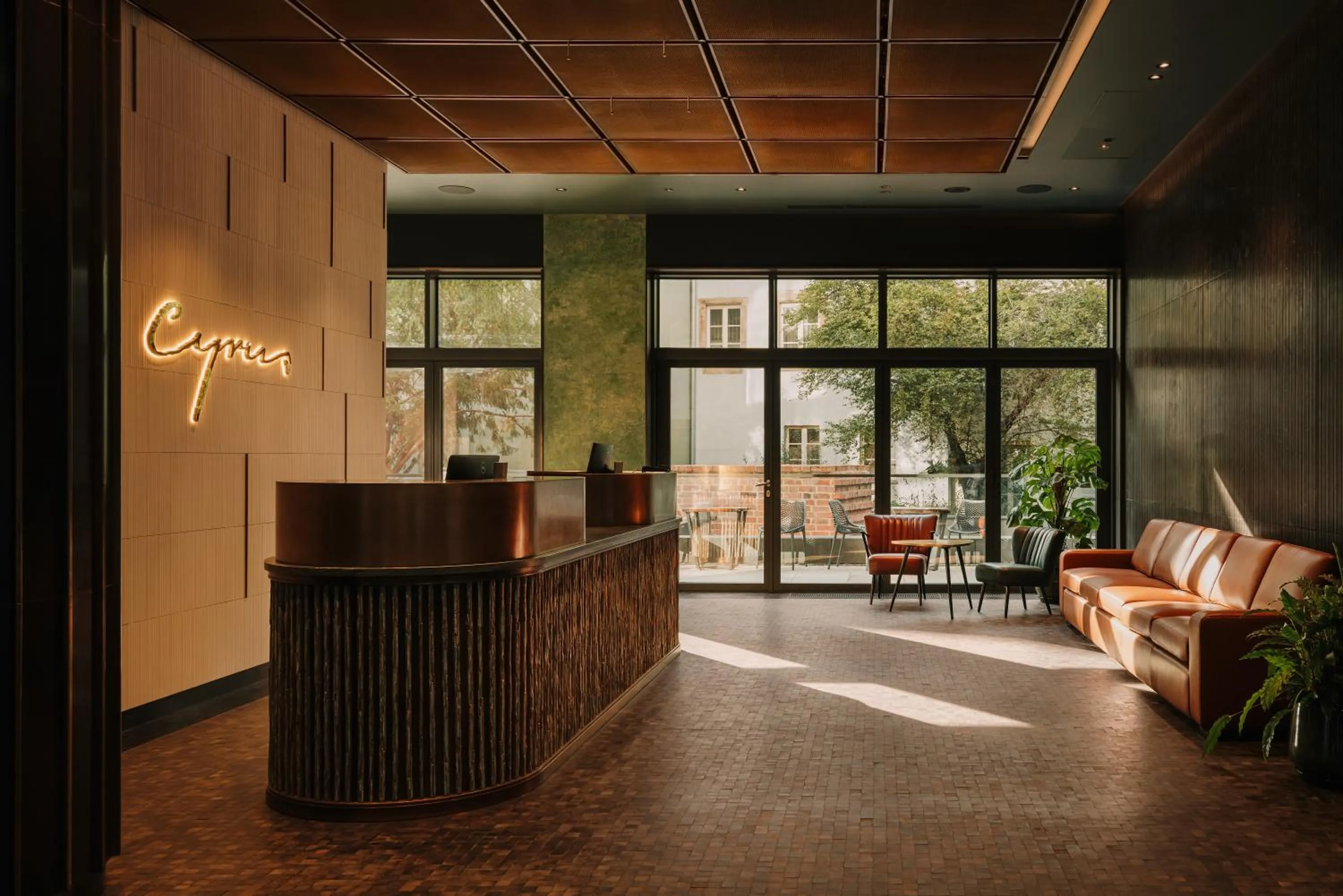 Lobby or reception in The Cyrus Hotel