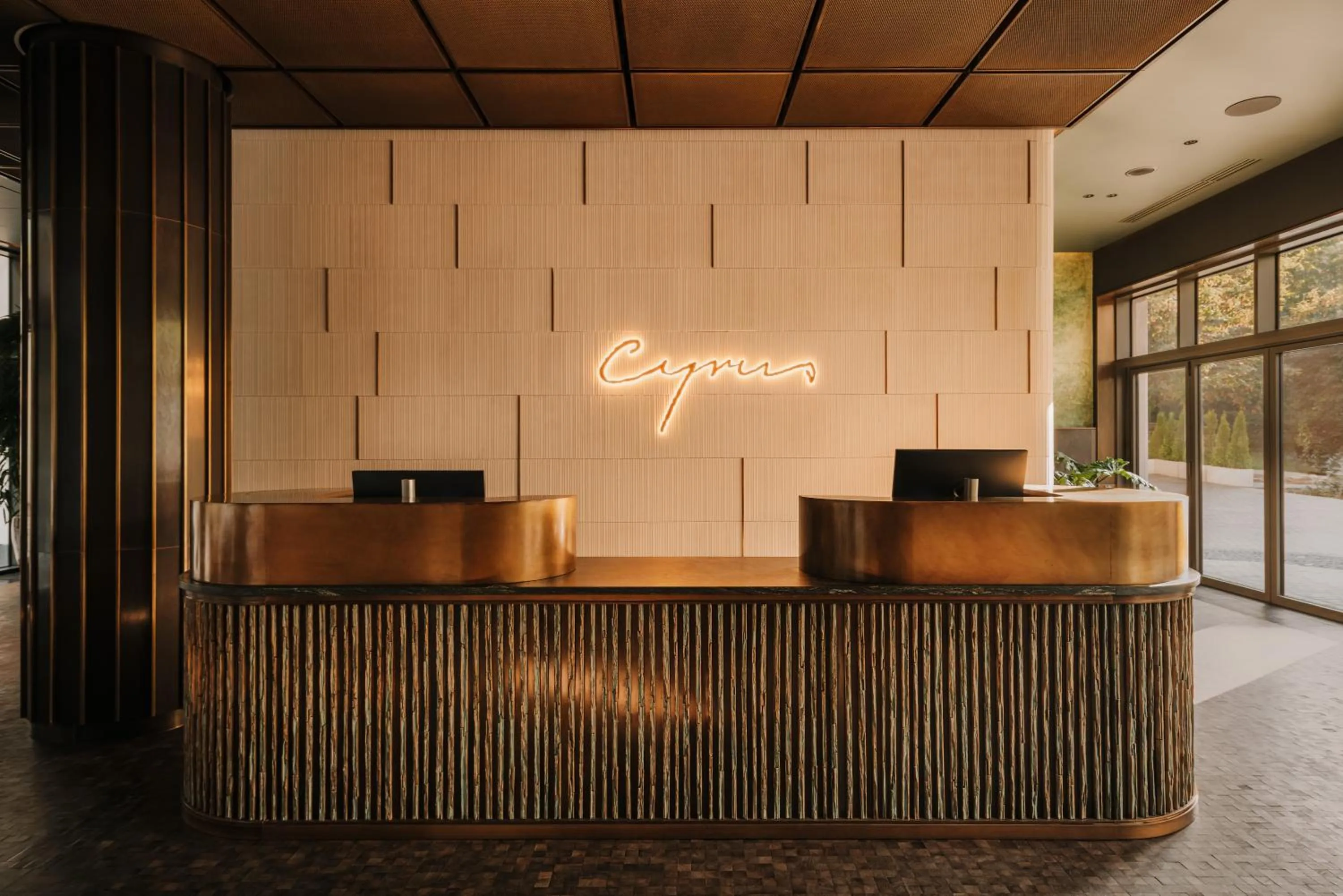 Property logo or sign in The Cyrus Hotel