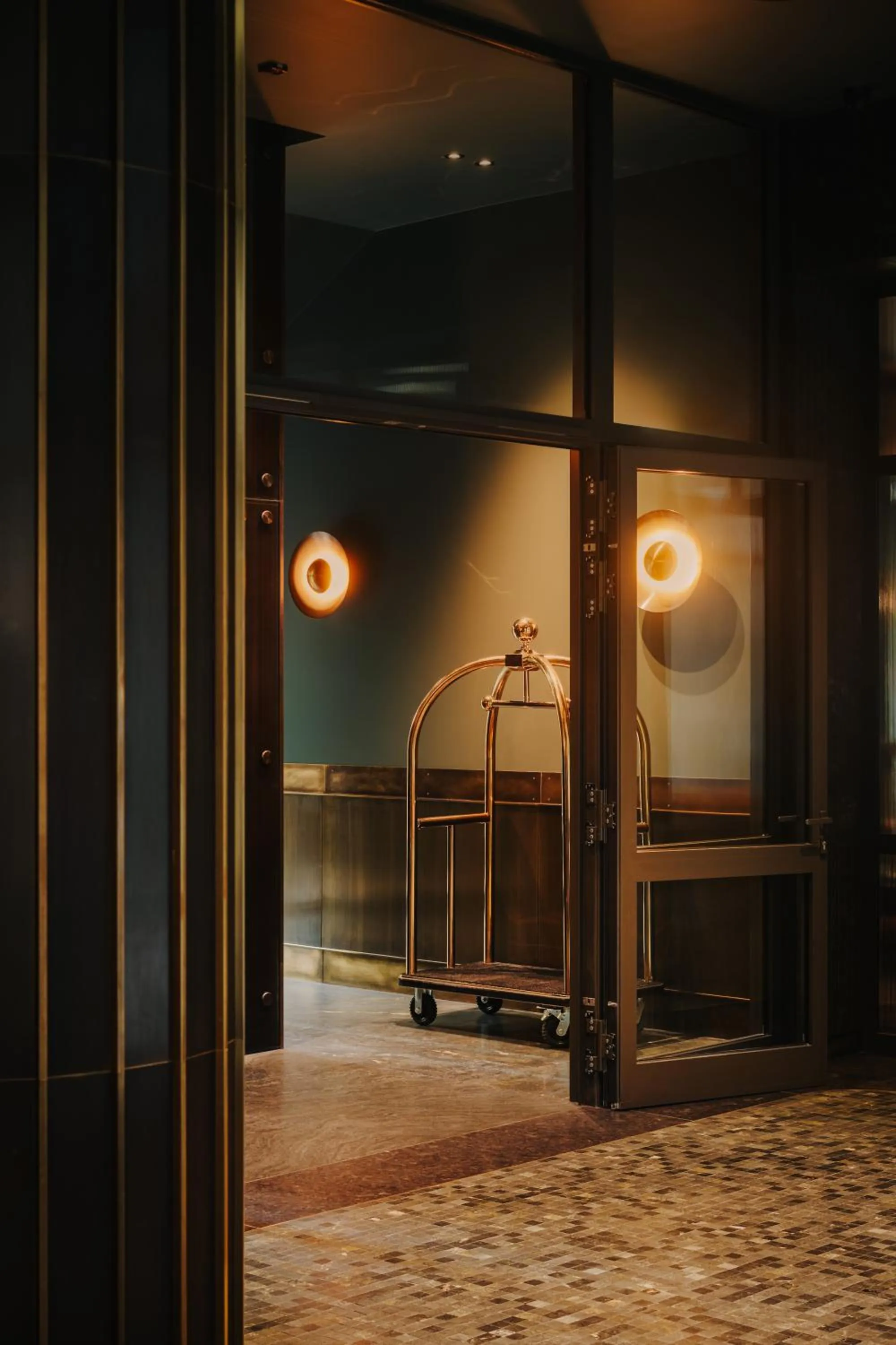 Decorative detail in The Cyrus Hotel