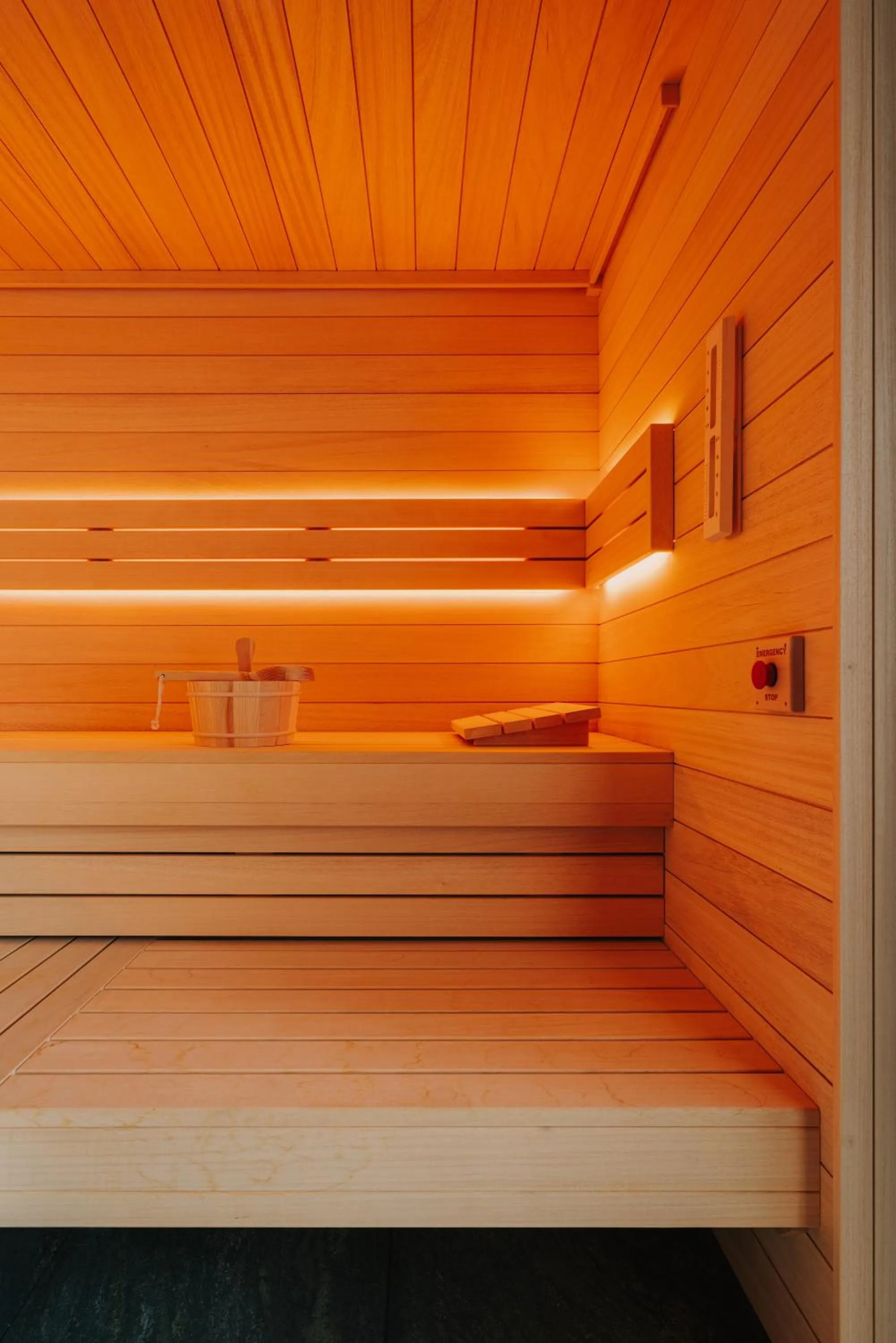 Sauna in The Cyrus Hotel