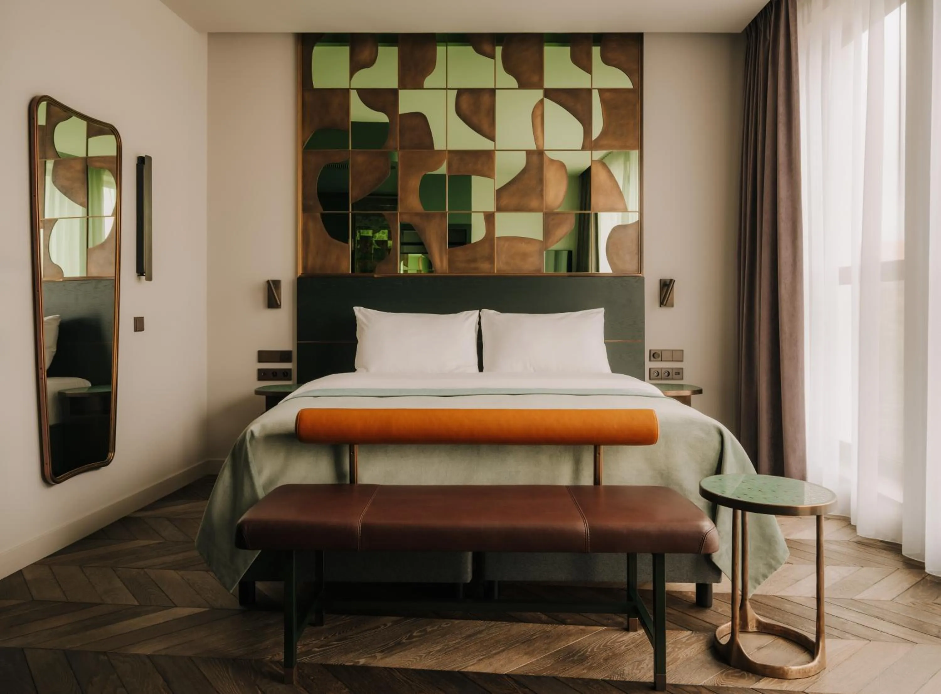 Bed in The Cyrus Hotel