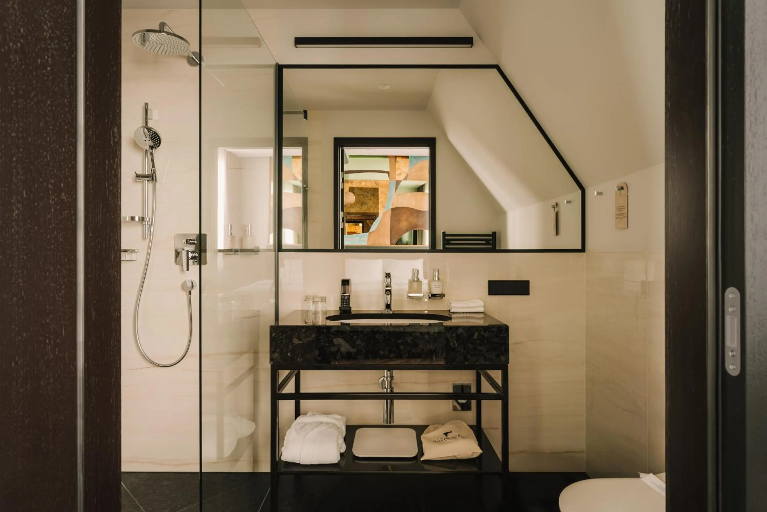 Shower in The Cyrus Hotel