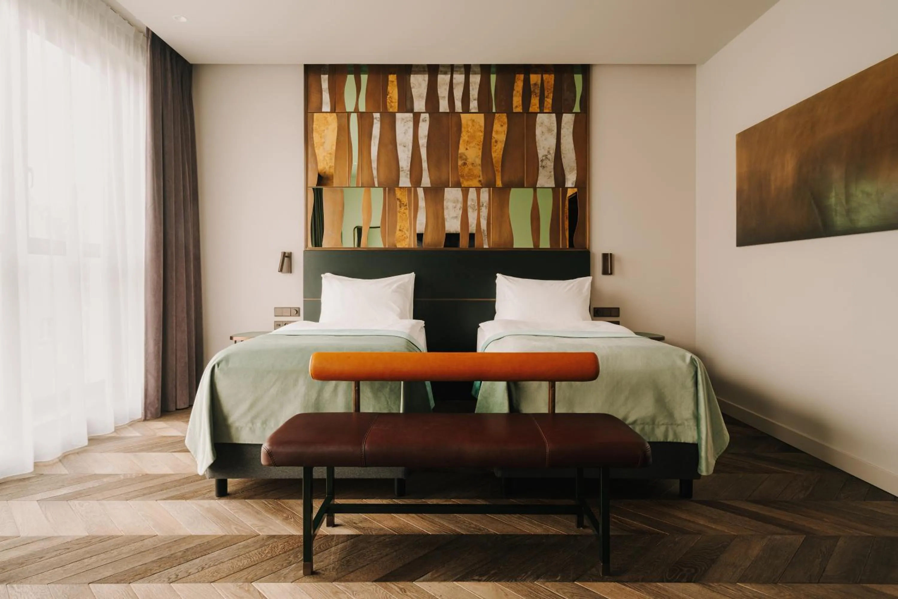 Bed in The Cyrus Hotel