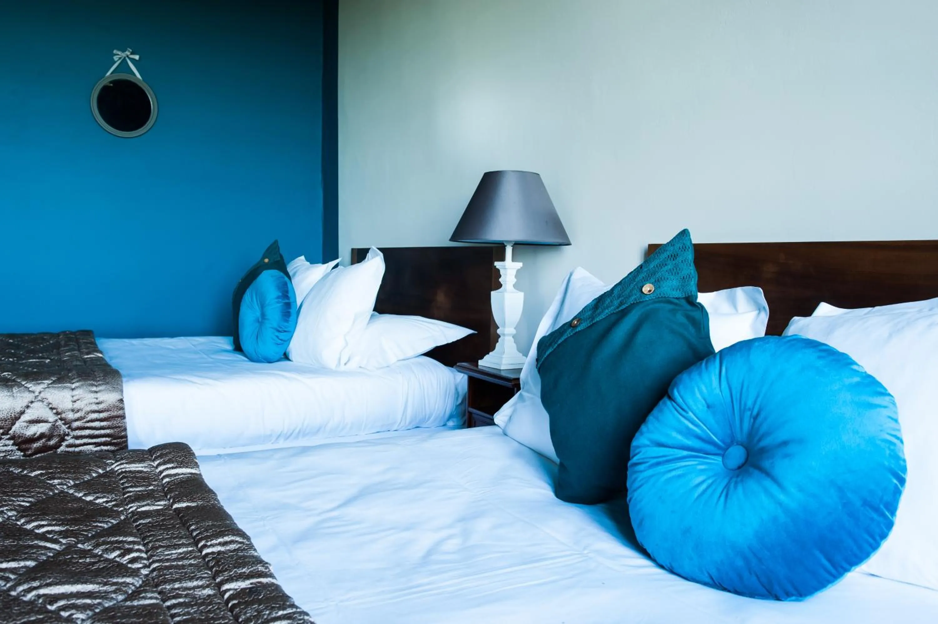 Bed in Hotel Raymond VII