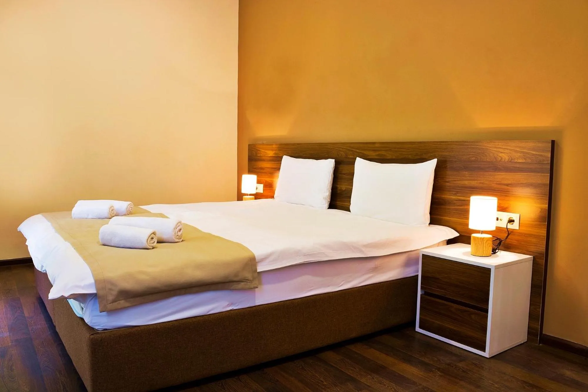 Bed in Point Hotel Tbilisi