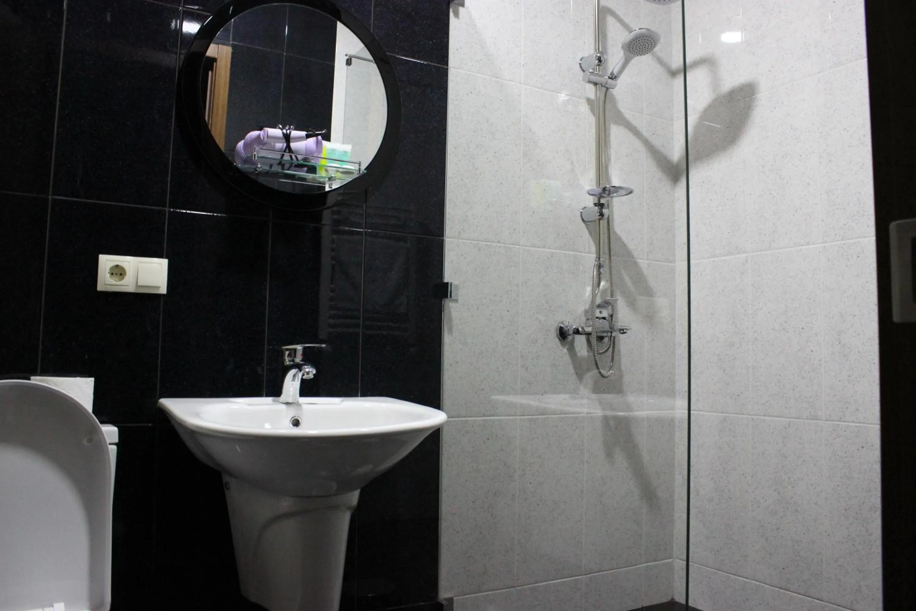 Shower, Bathroom in Point Hotel Tbilisi