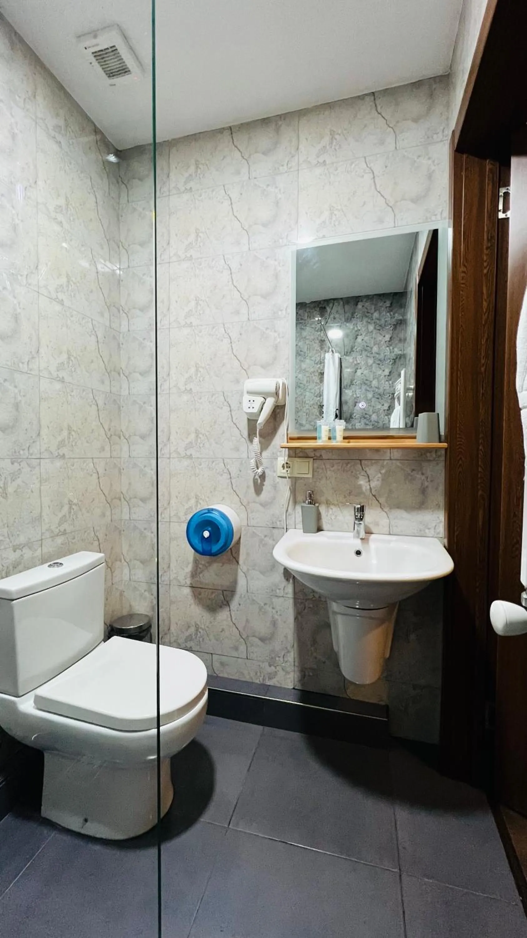 Shower, Bathroom in Point Hotel Tbilisi