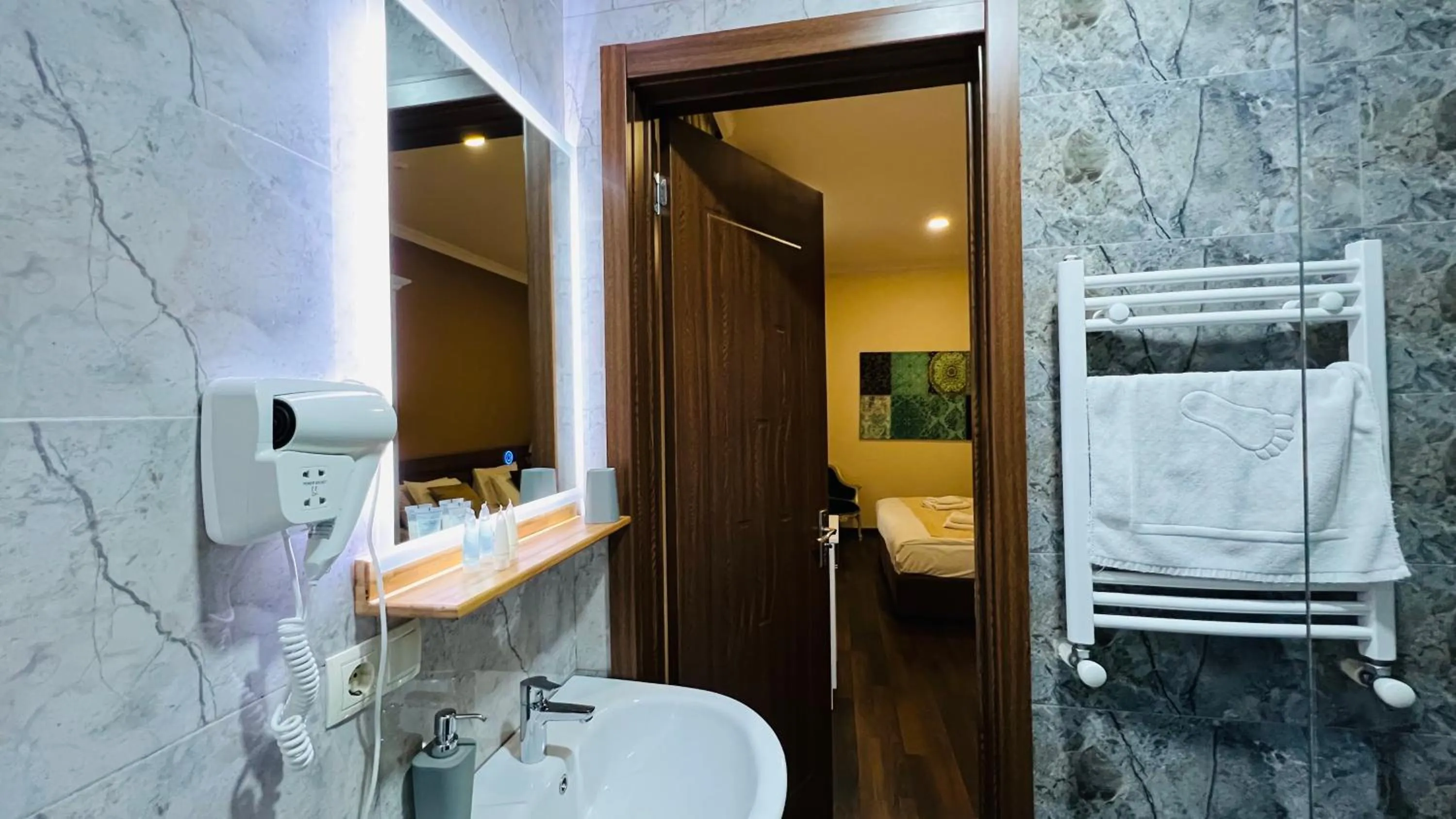 Shower, Bathroom in Point Hotel Tbilisi