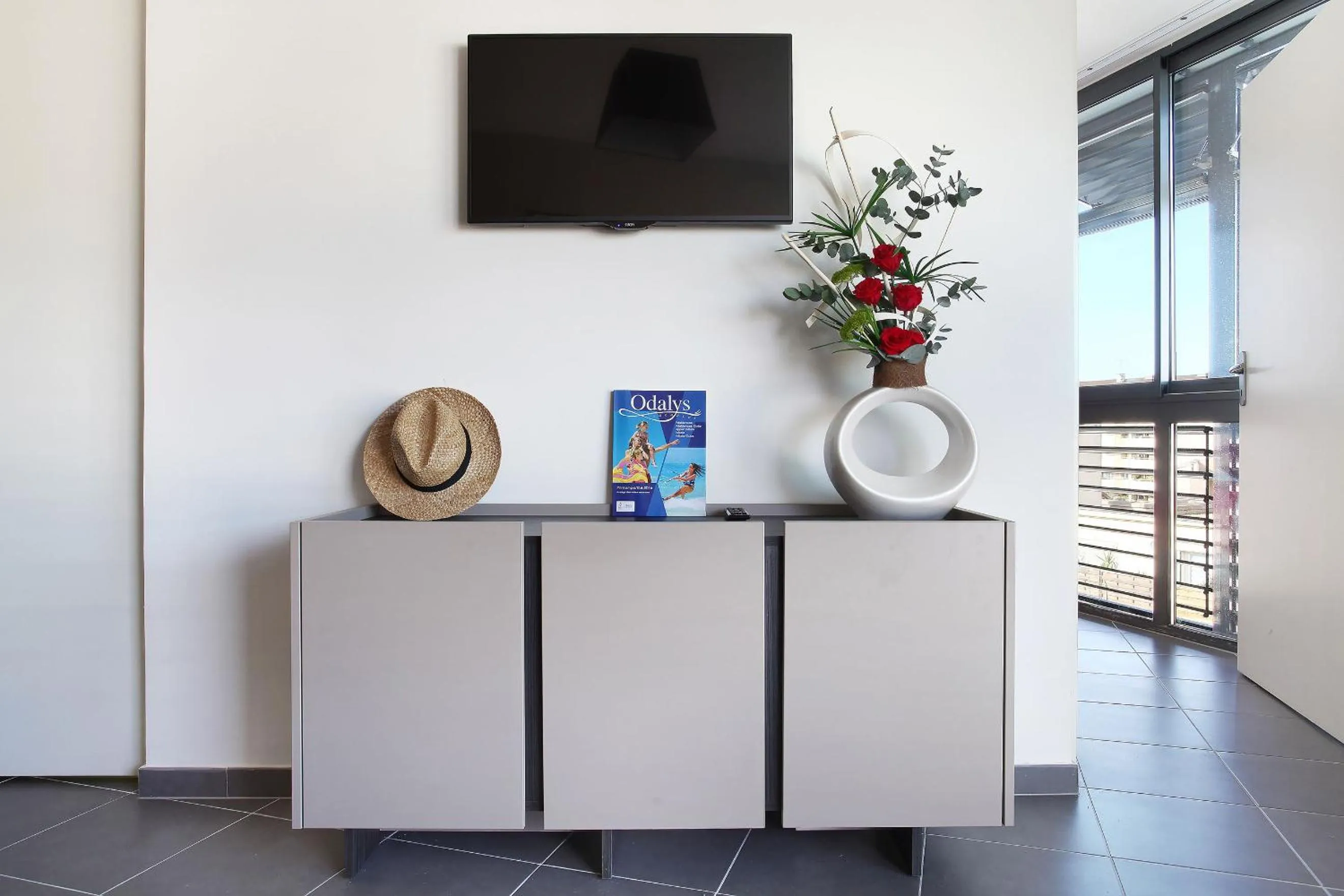 Seating area in Appart'hôtel Odalys City - Marseille Prado