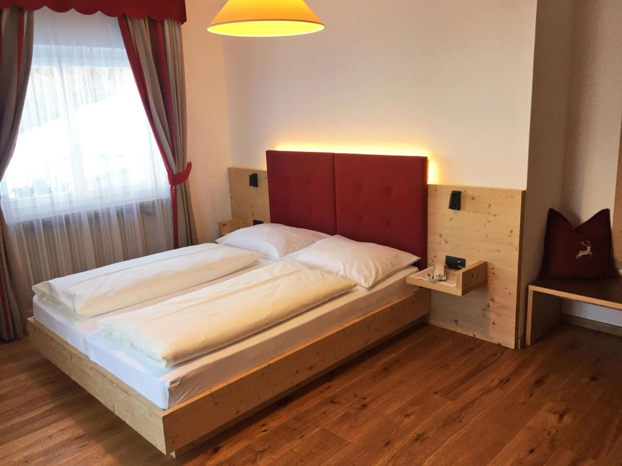 Bed in Hotel Ortler