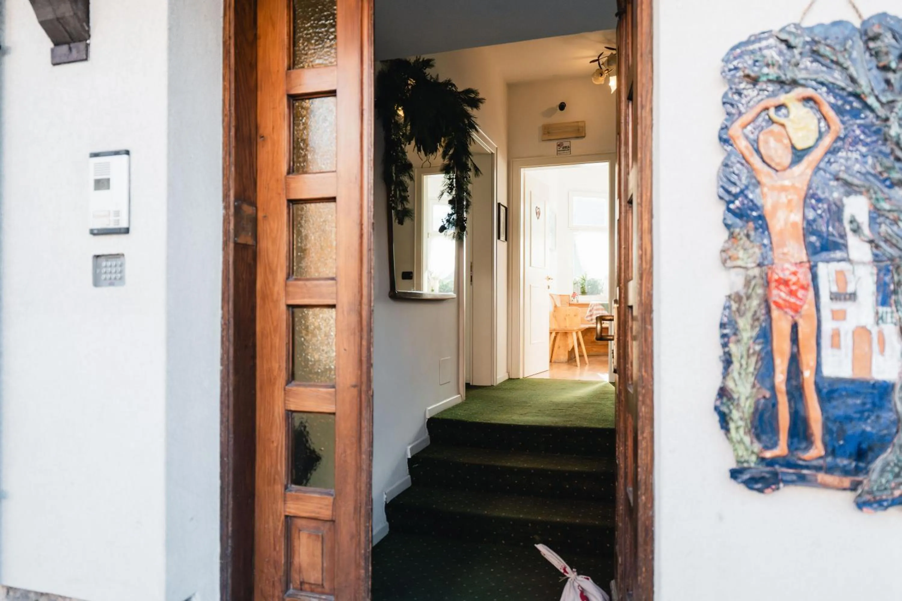 Decorative detail, Bed in Hotel Oasi