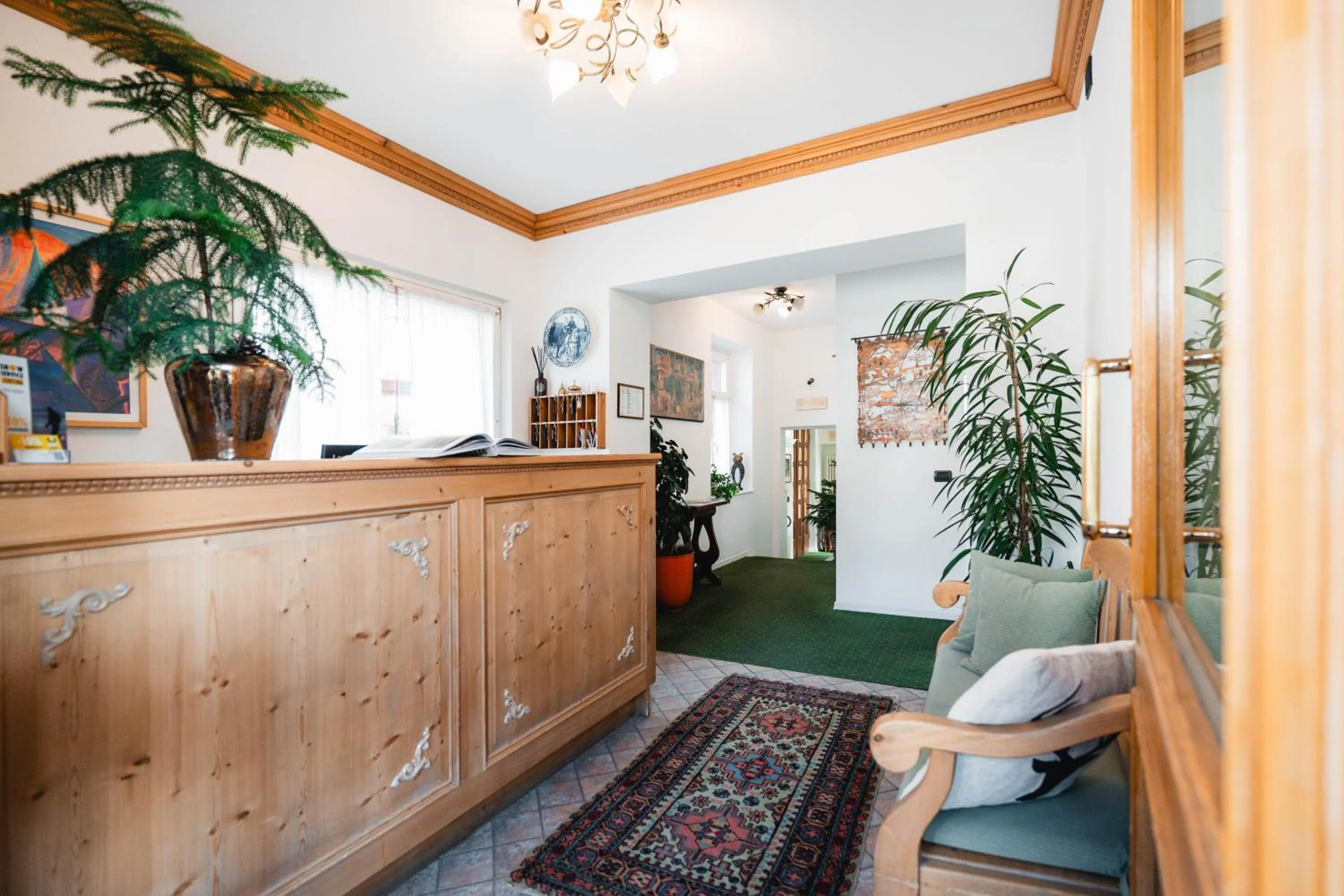 Lobby or reception in Hotel Oasi