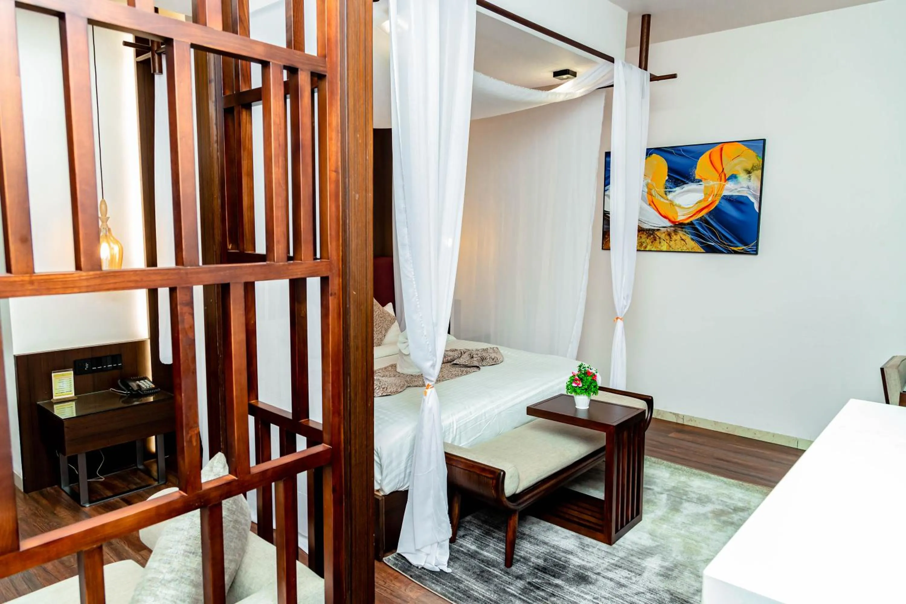 Bed in Hotel Lubumbashi