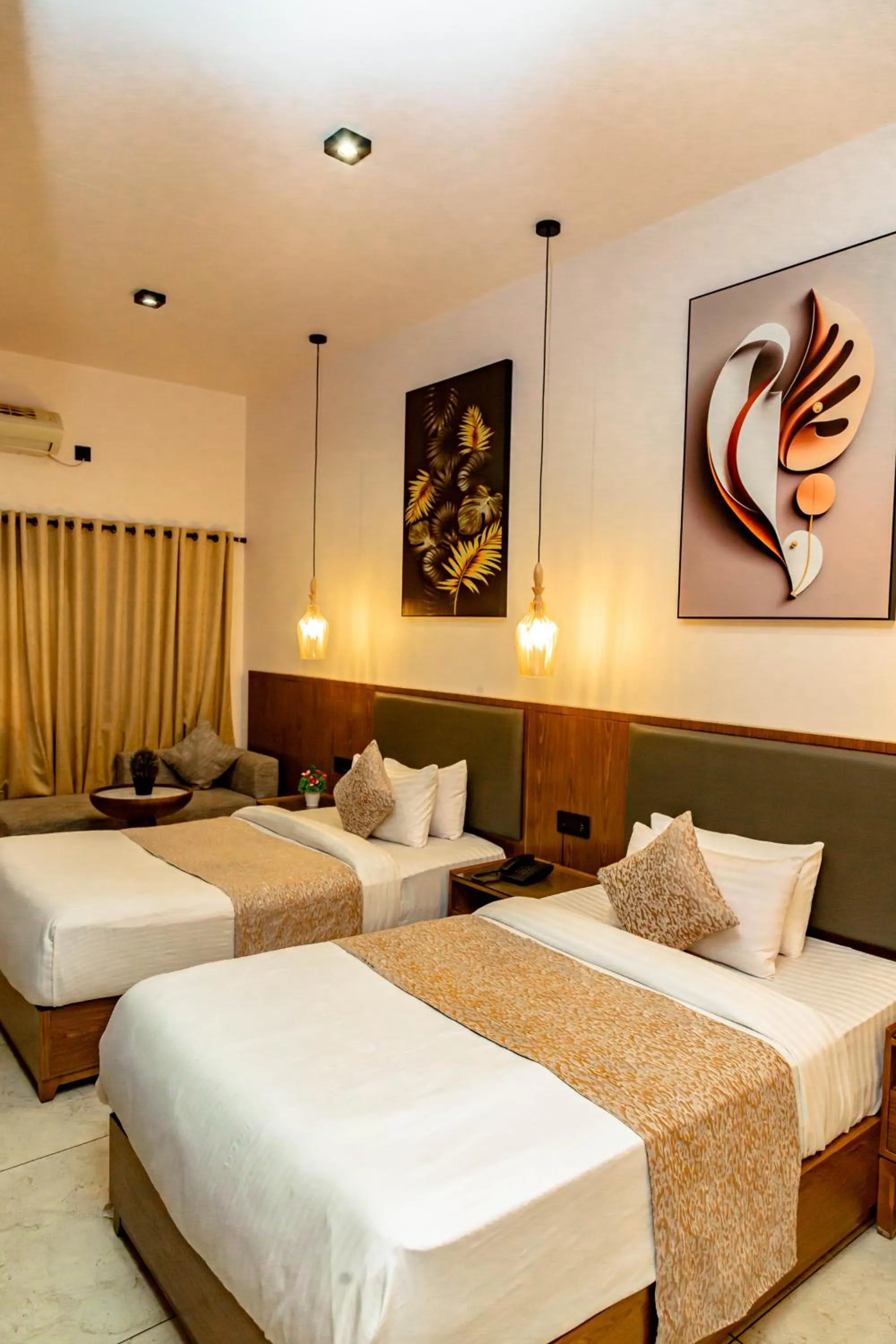 Bed in Hotel Lubumbashi