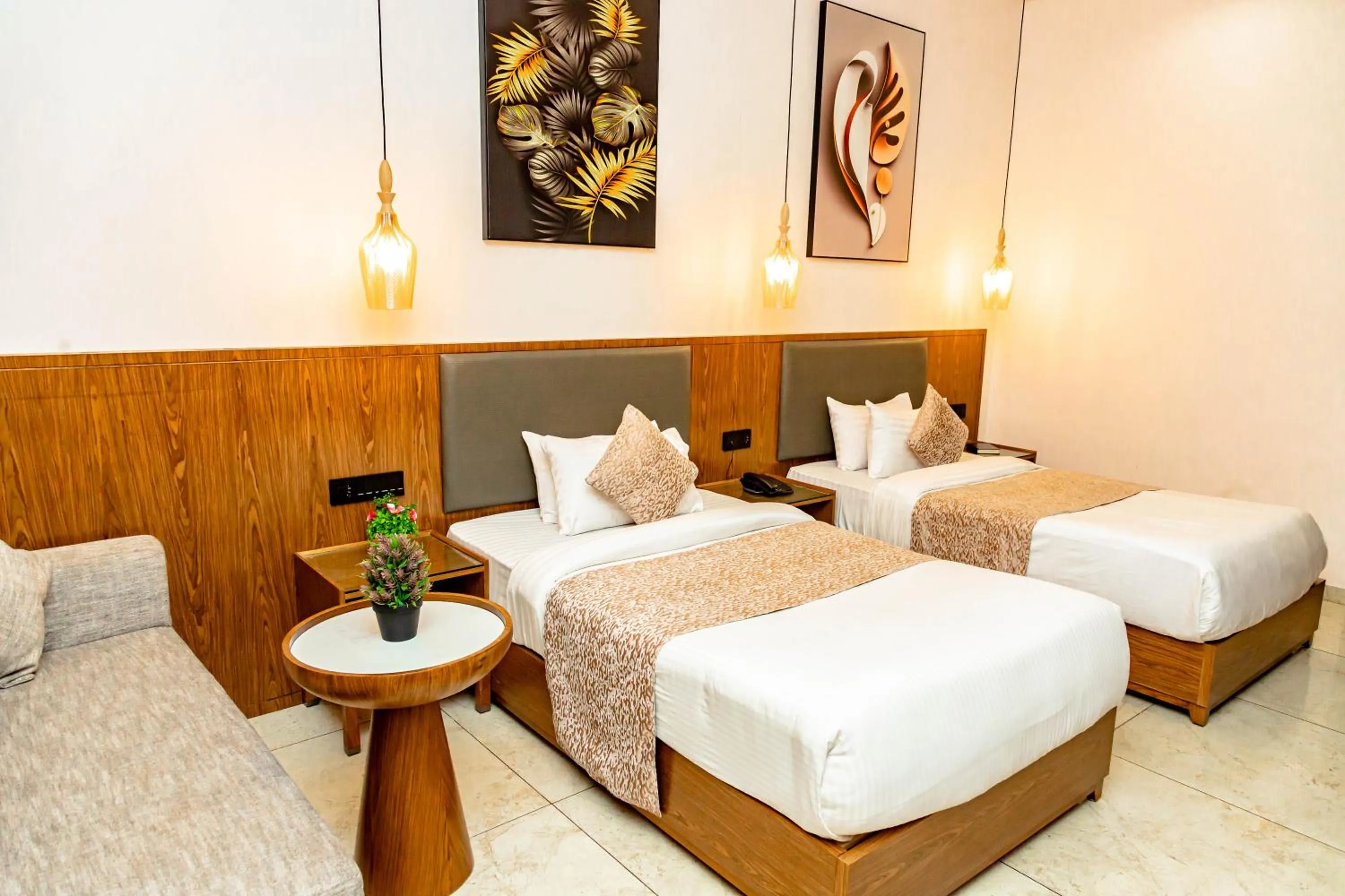 Bed in Hotel Lubumbashi