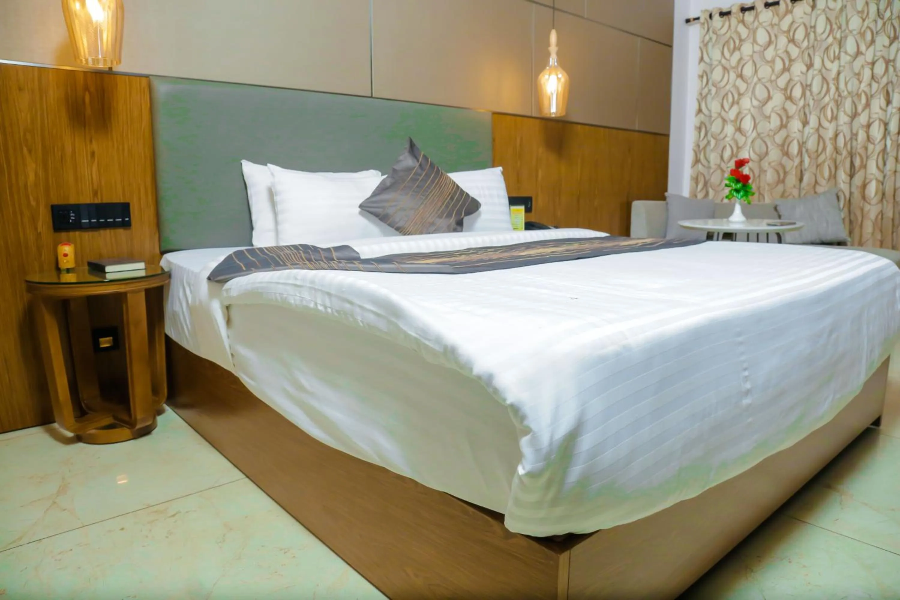 Bed in Hotel Lubumbashi