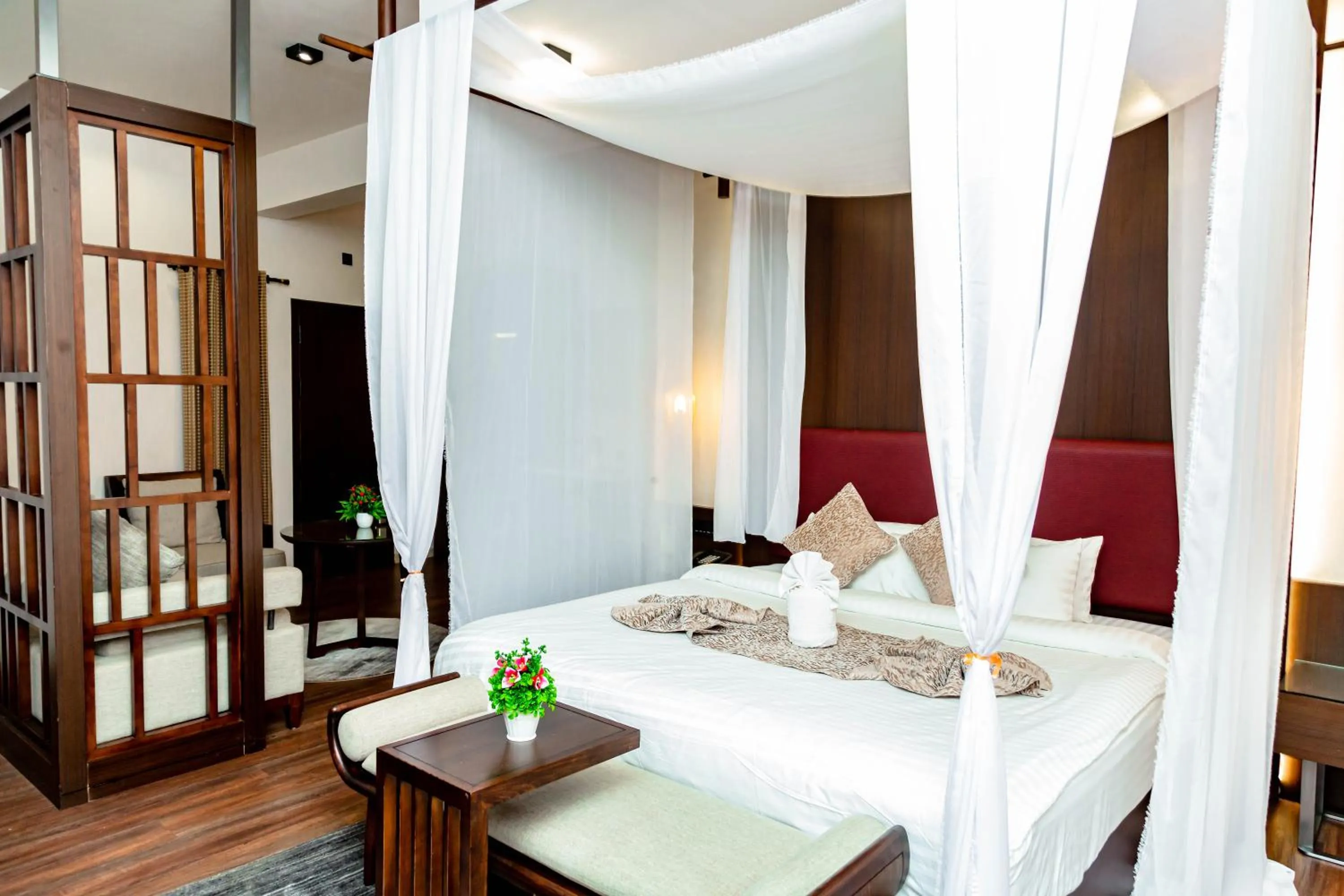 Bed in Hotel Lubumbashi