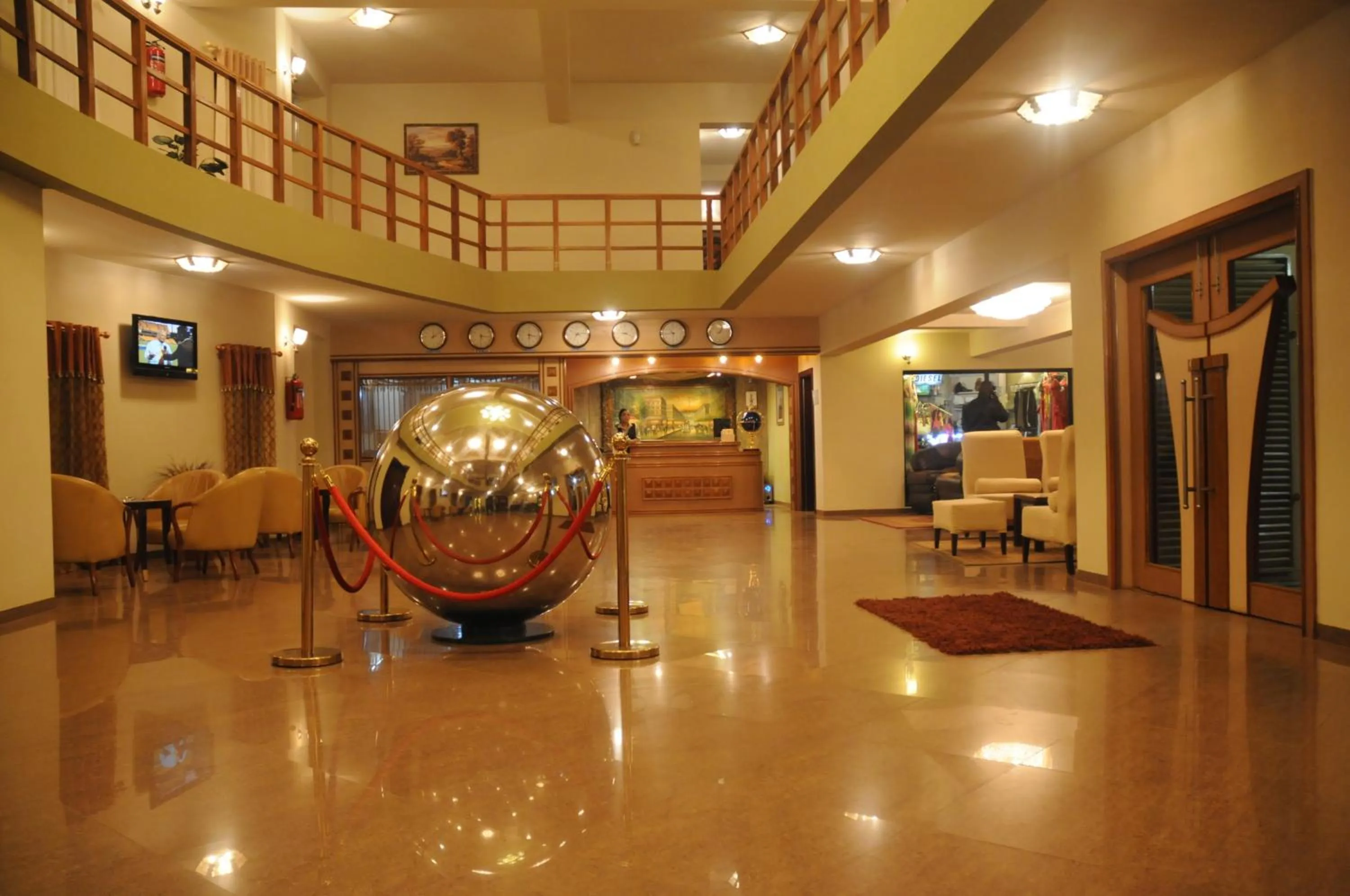 Lobby or reception in Hotel Lubumbashi