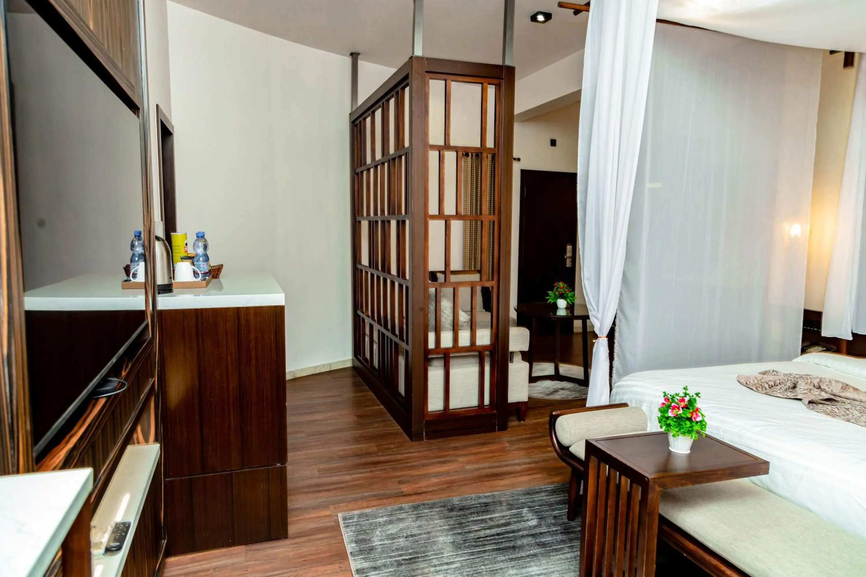 Bed in Hotel Lubumbashi