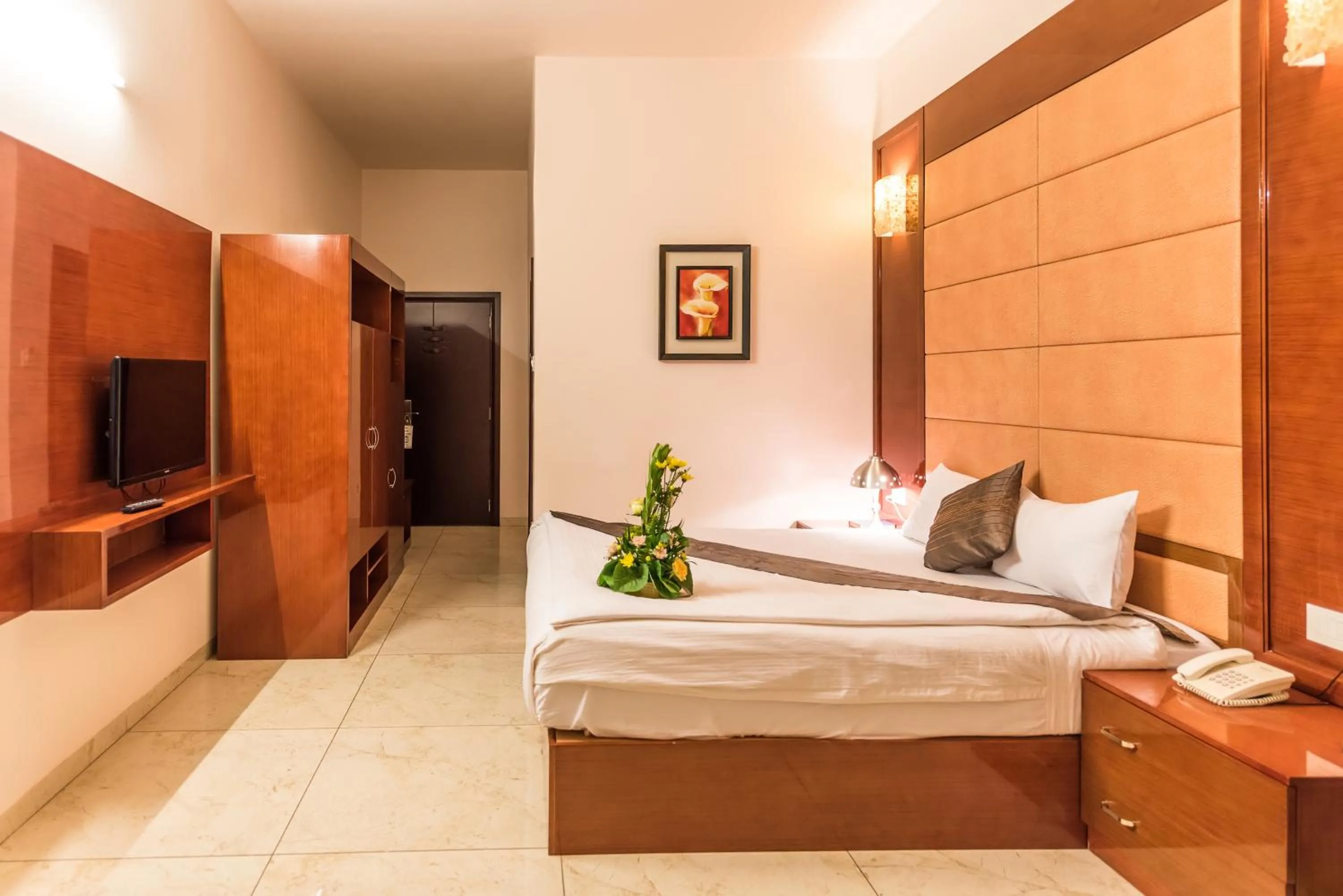 Bed in Hotel Lubumbashi