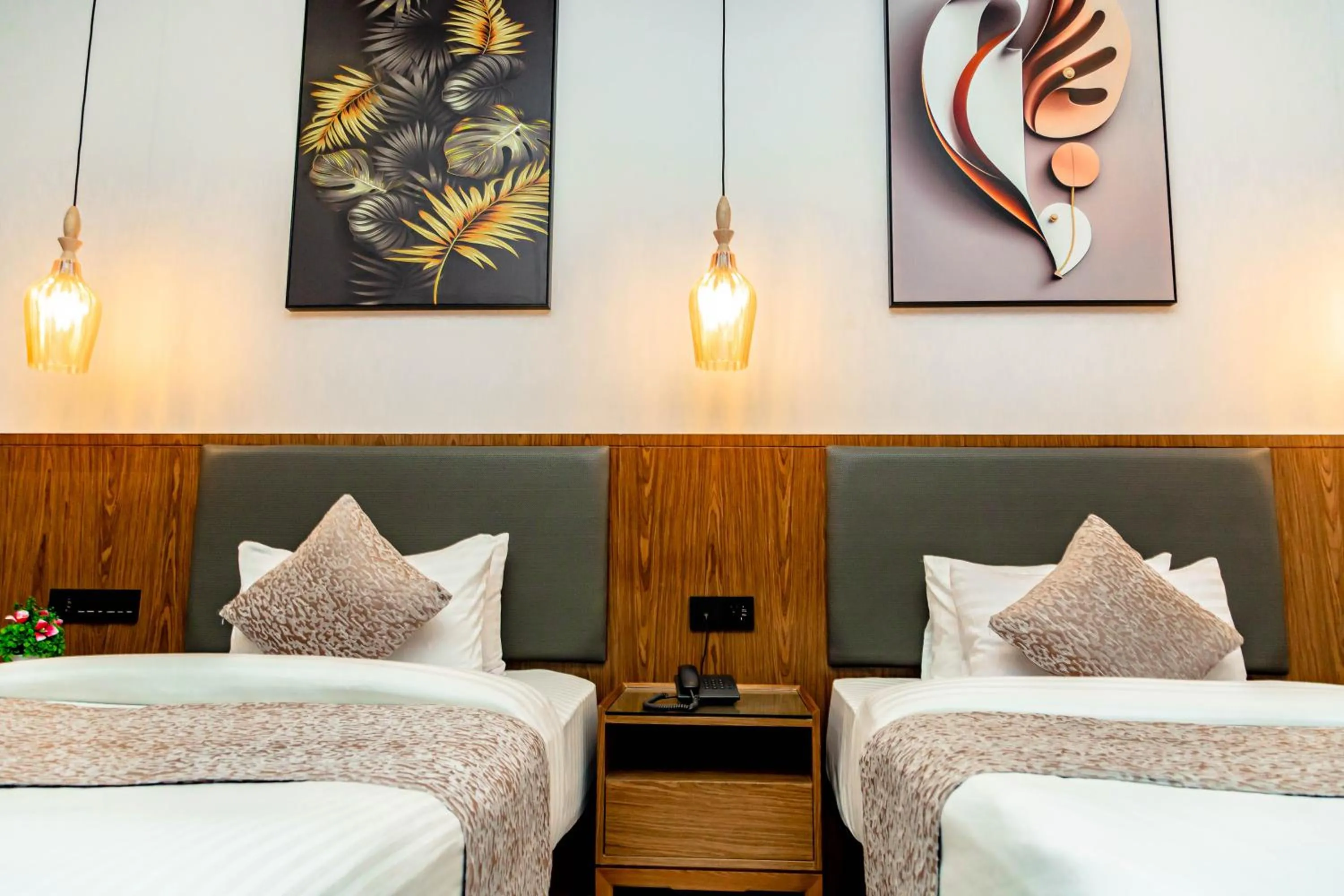 Bed in Hotel Lubumbashi