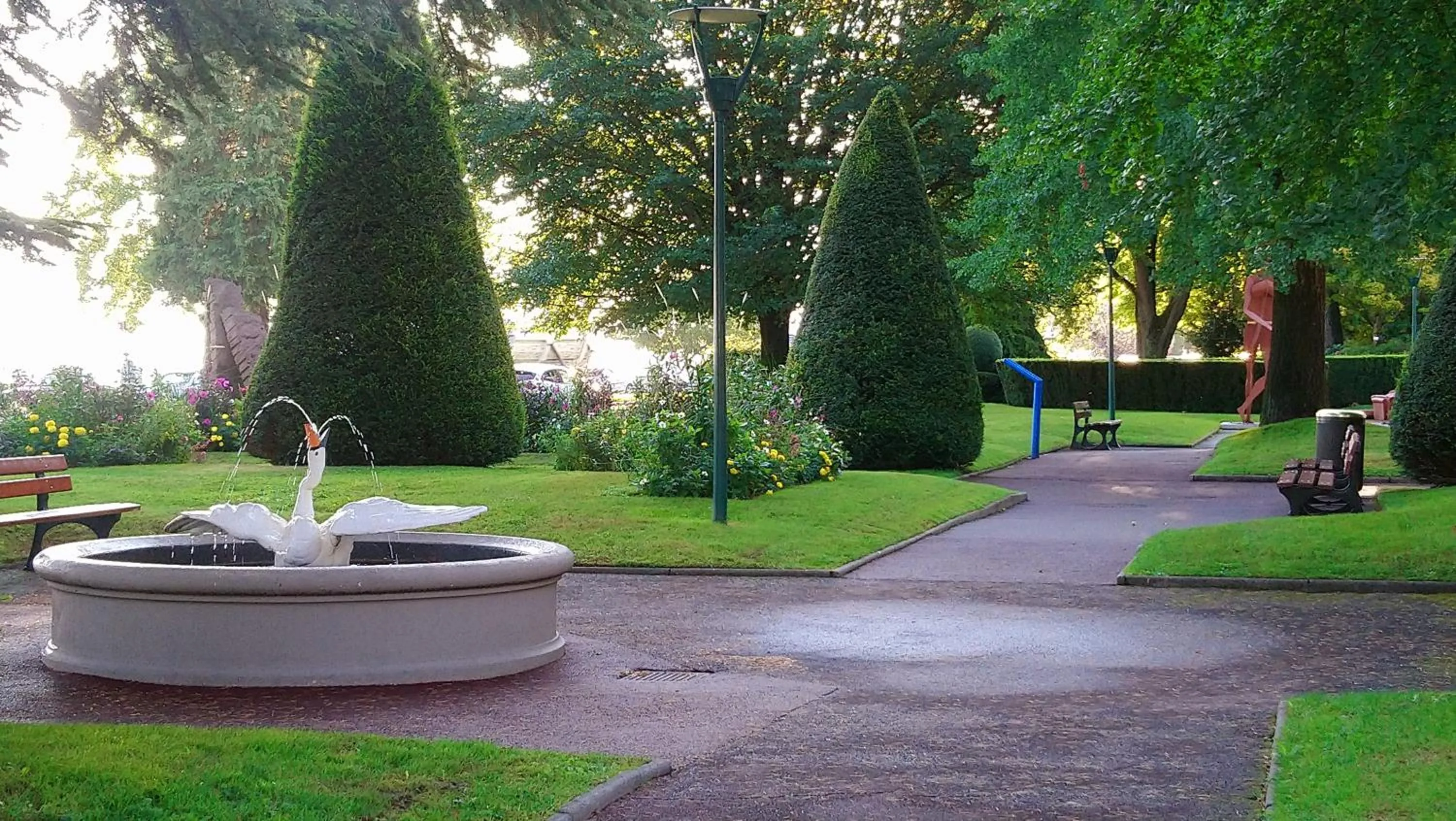 Garden in Hôtel du Palais