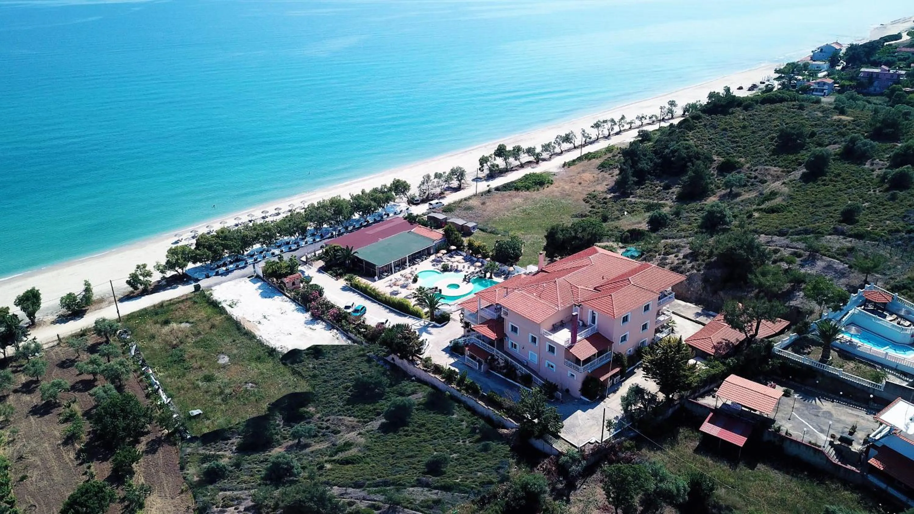 Bird's eye view in Grand Beach Hotel Thassos